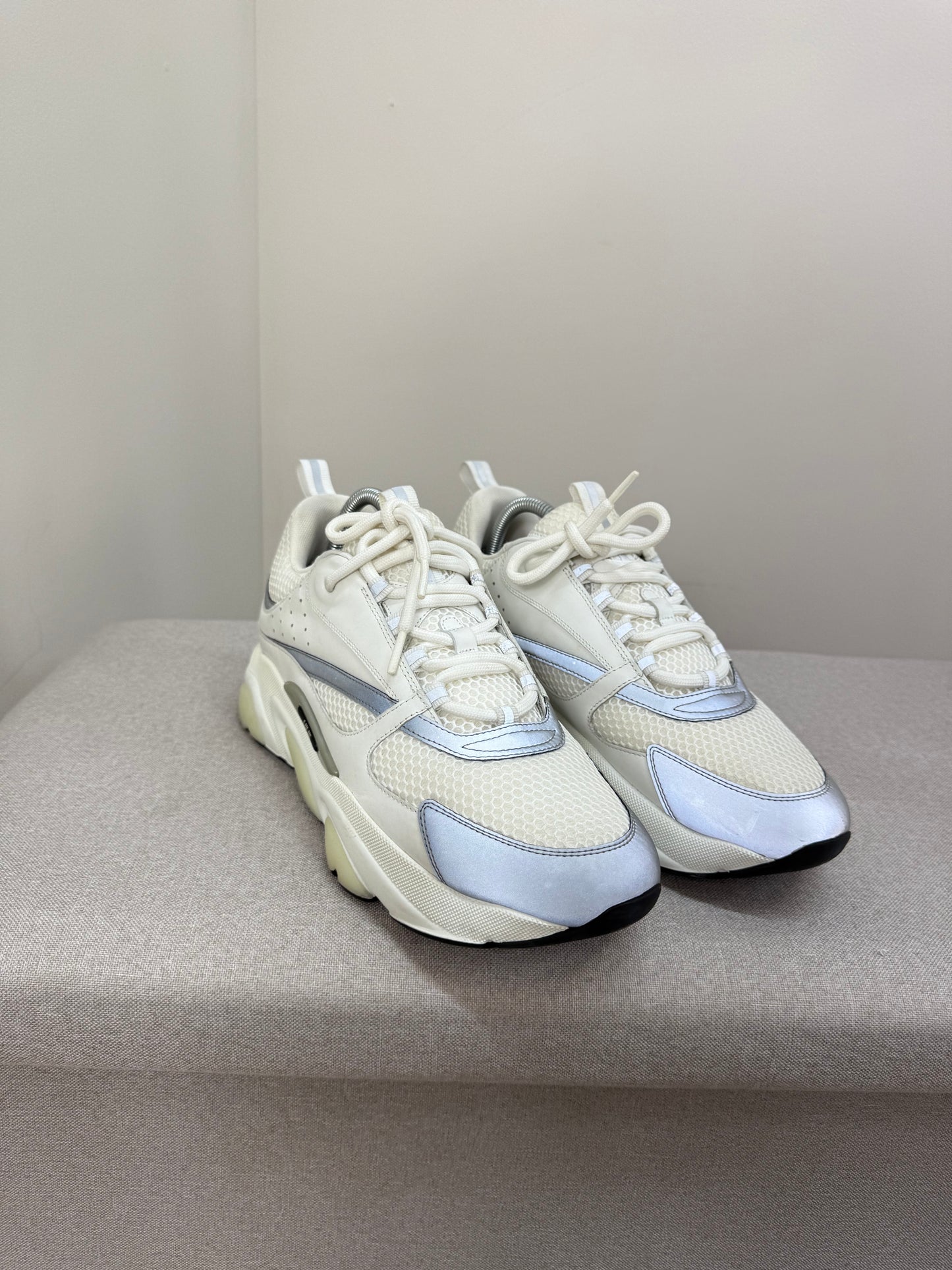 DIOR White B22 Trainers- UK 10