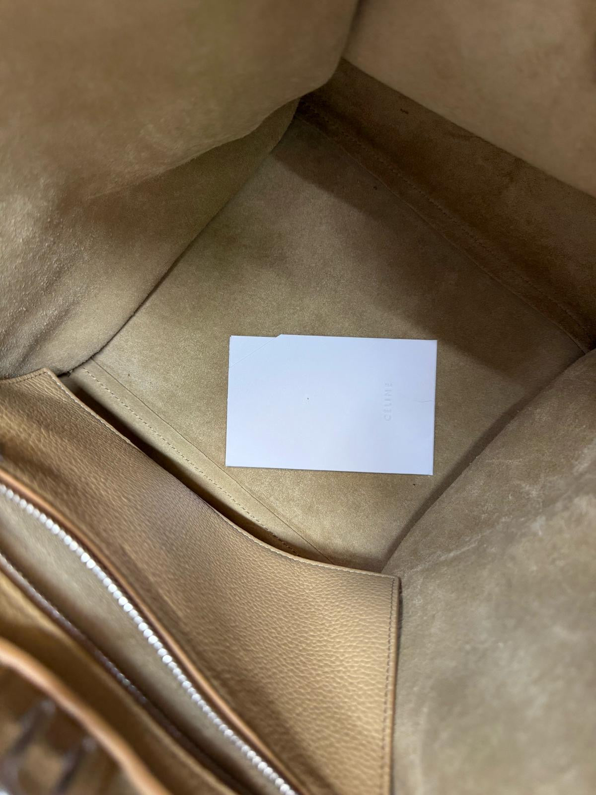 Celine ‘Big Bag’ Tan Handbag , Small