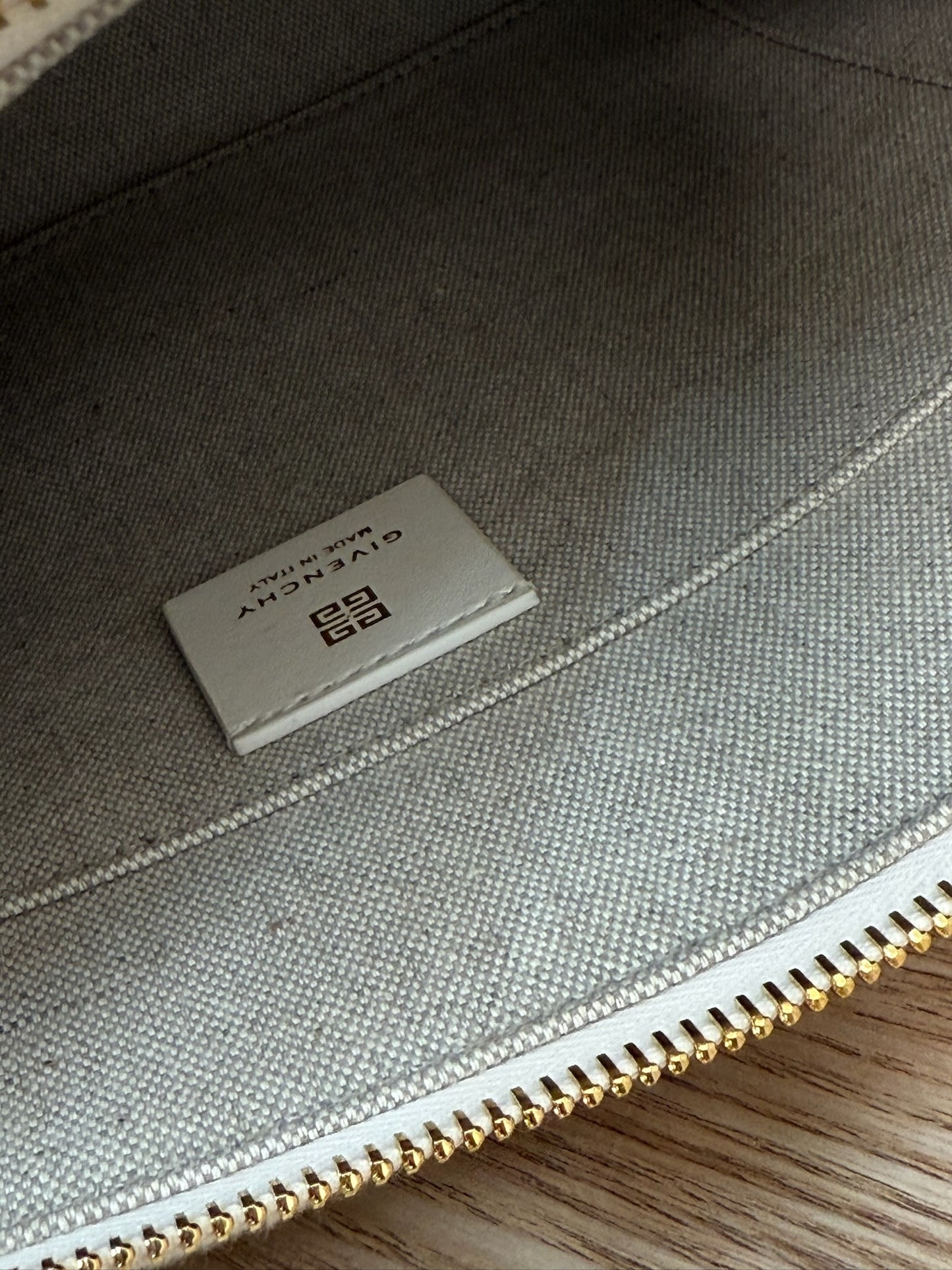 Givenchy Travel raffia pouch