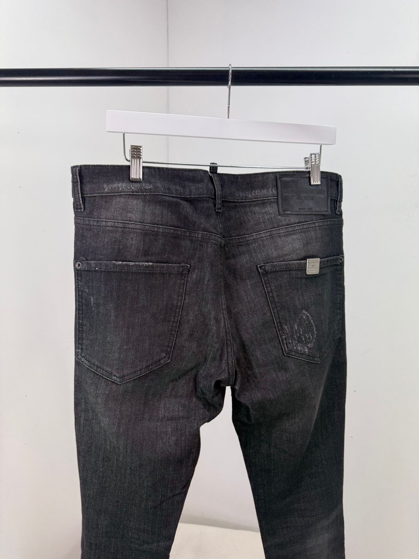 Dsquared2 Black Ripped Jeans - 50