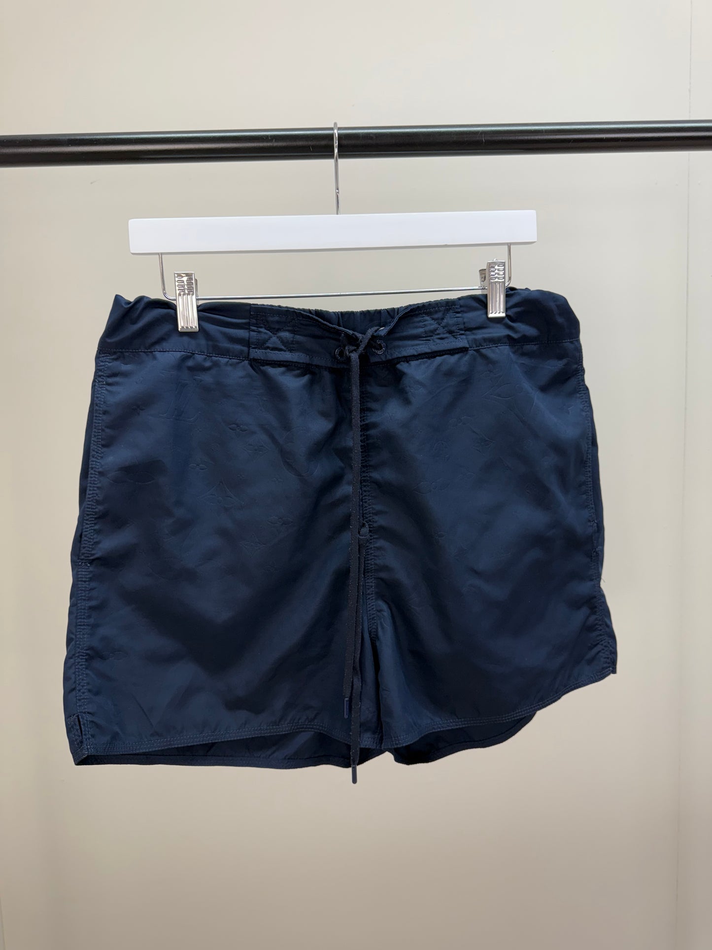 Louis Vuitton Navy Damier Signature Swimshorts - Medium