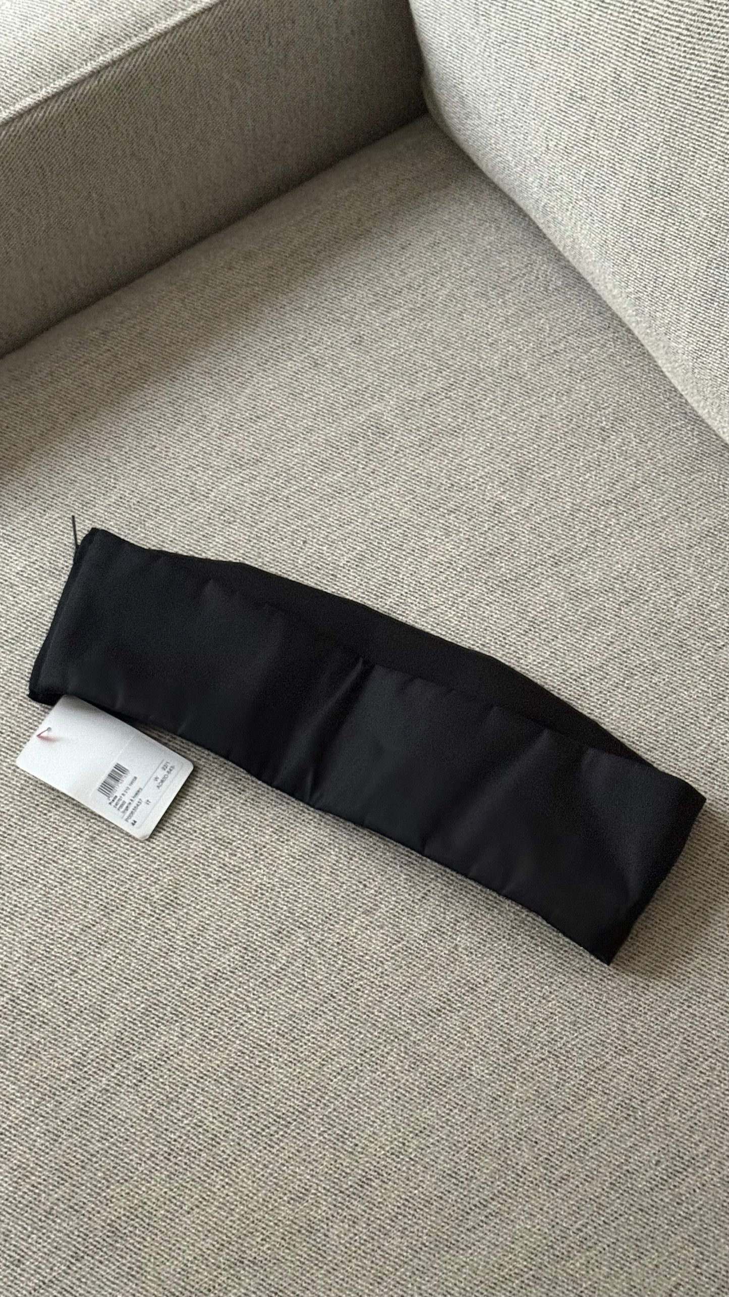 Prada Black Re-Nylon Bandeau Logo Top - New In Tags EU 44