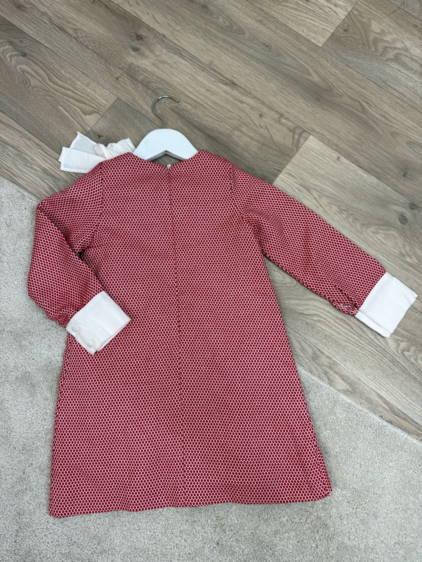 Kids Rochy Red And White Bow Dress Age 6