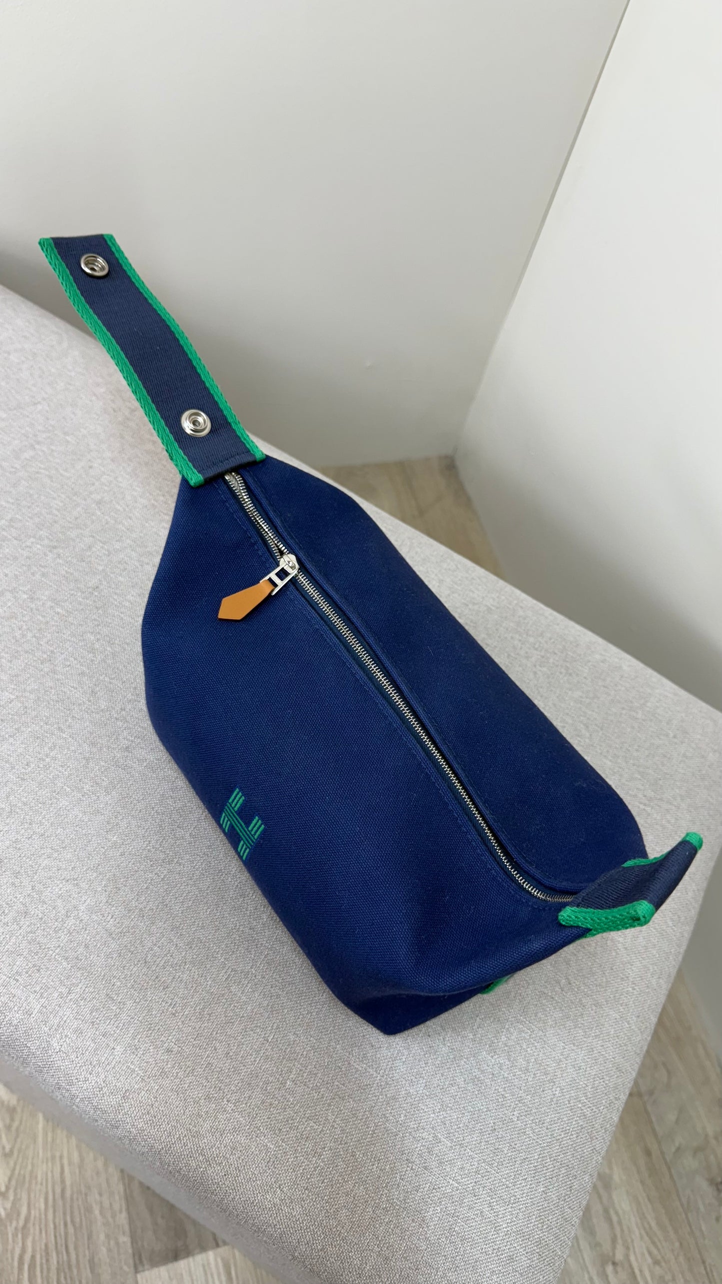 Hermes Blue Bride-a-Brac Blue Vanity Case