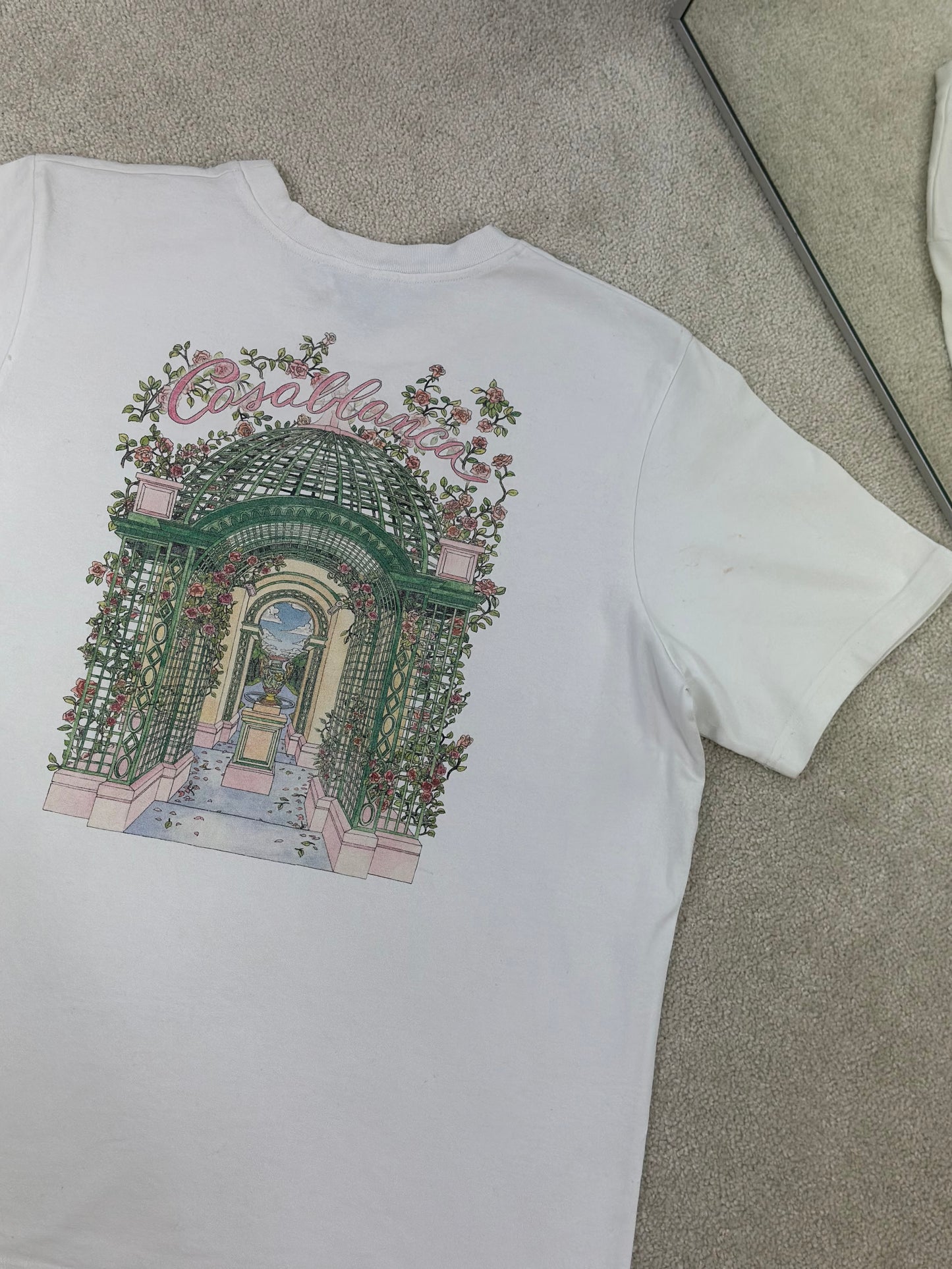 Casablanca White Ally T-Shirt - XXL