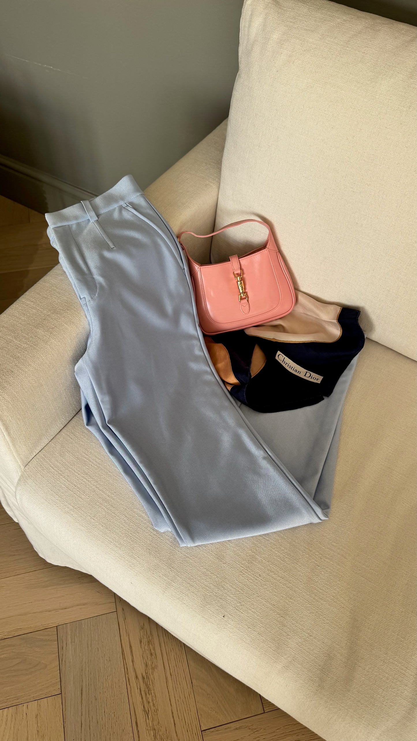 Alexander Wang Active Stretch Bodycon Pants In Blue – UK 8