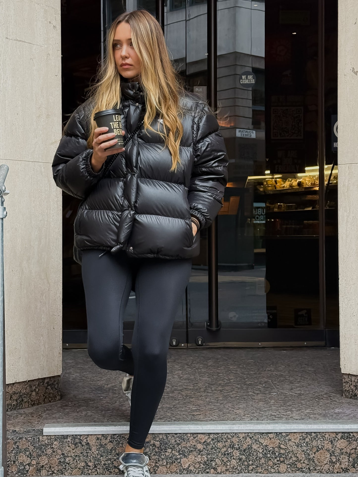 Prada Black Nylon Puffer Jacket-Small , Label 38