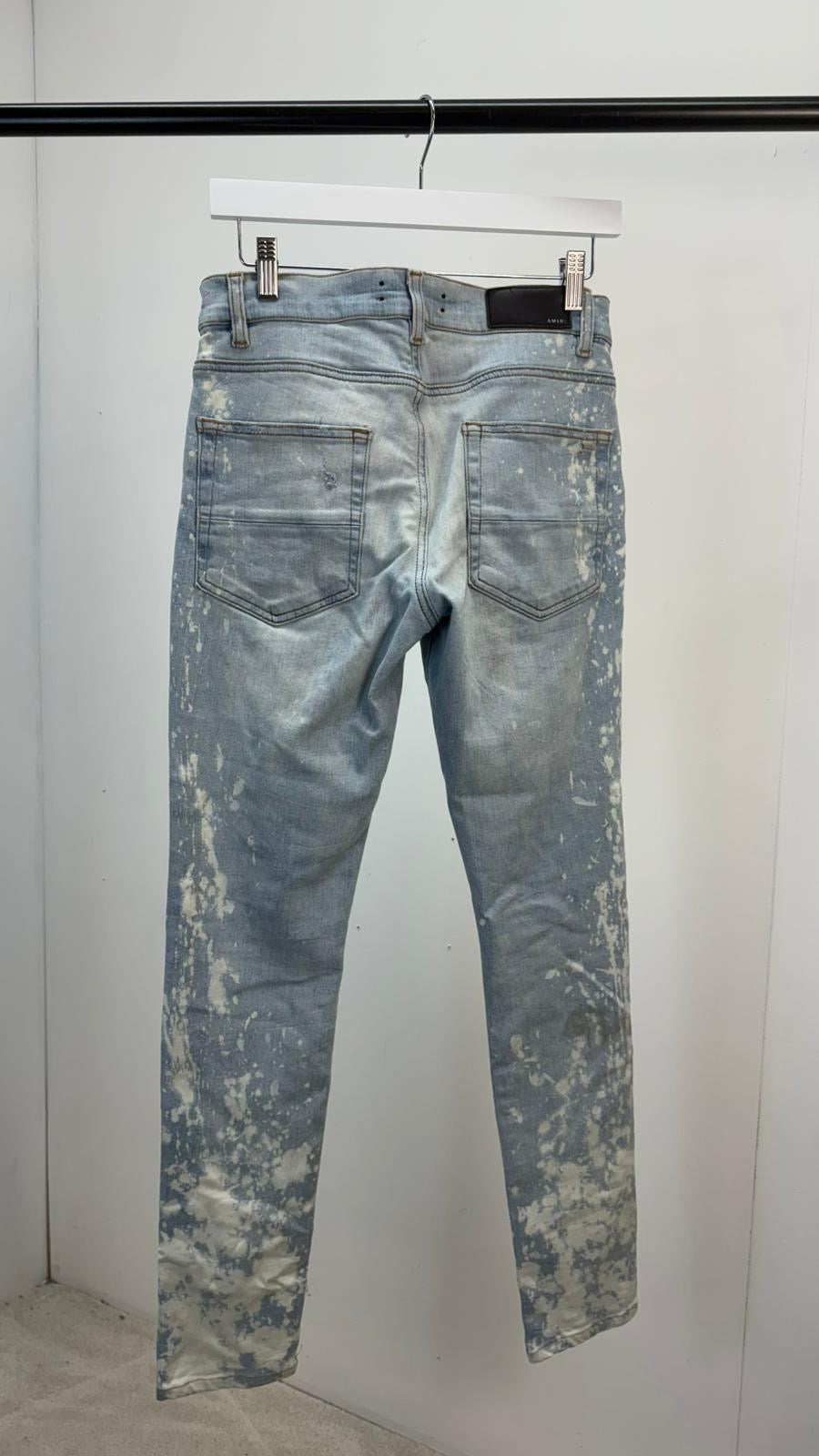 Amiri Light Blue Bleached Jeans -30
