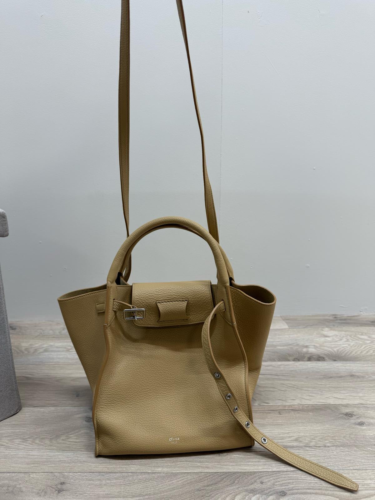 Celine ‘Big Bag’ Tan Handbag , Small