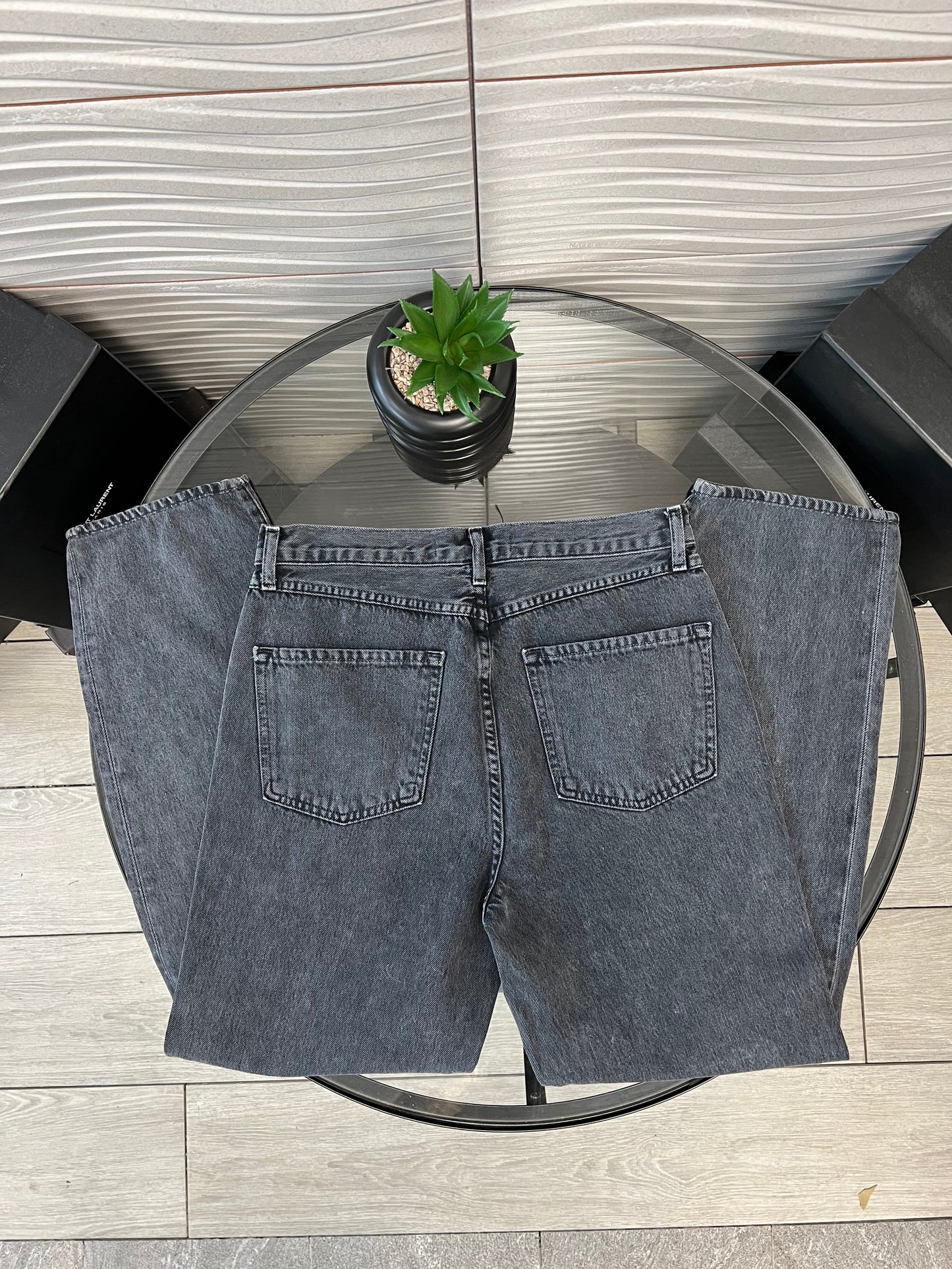 J Brand Black Denim Jeans - UK 8