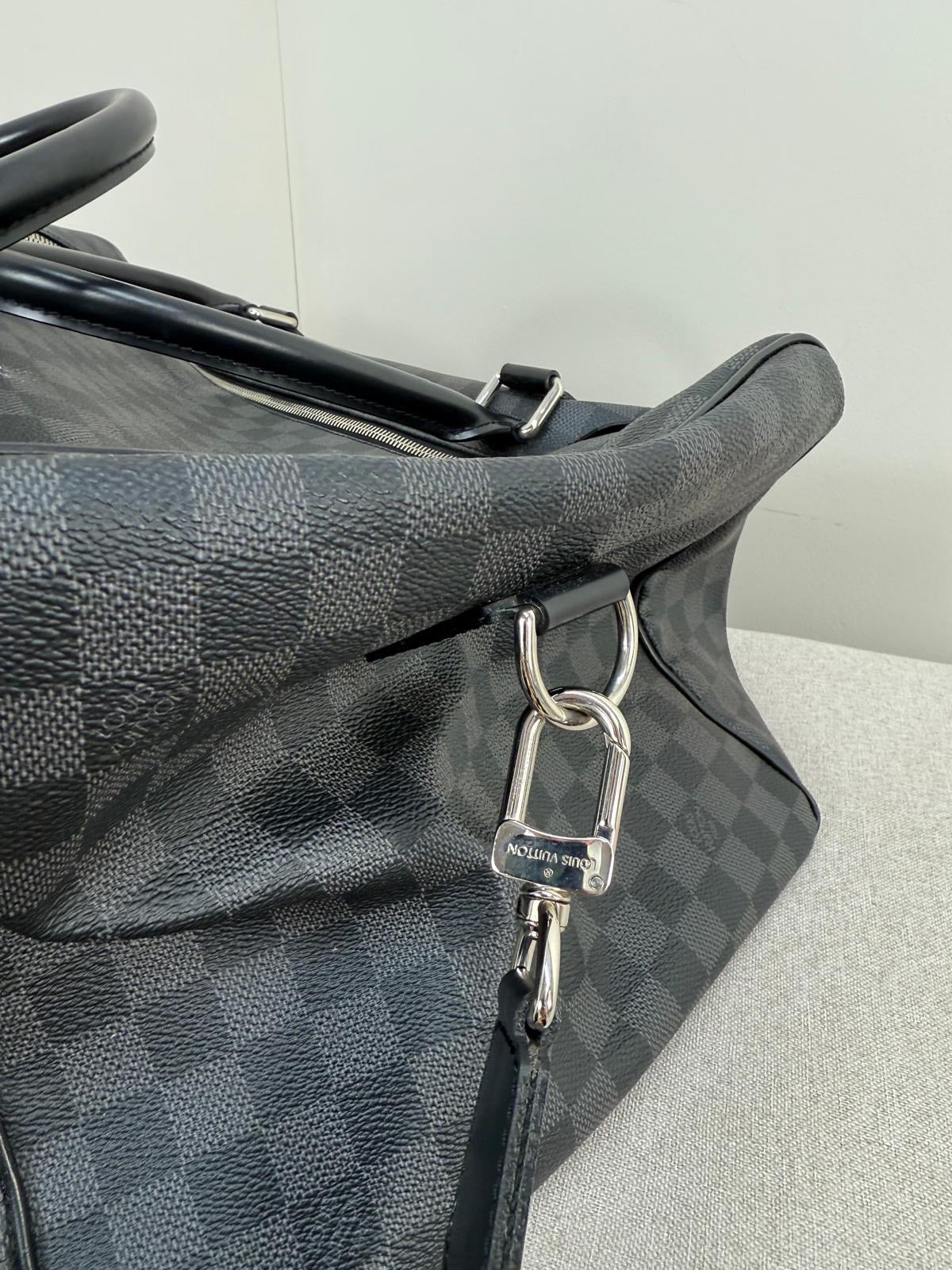 Louis Vuitton Roadster Damier Graphite Black Keepall 50