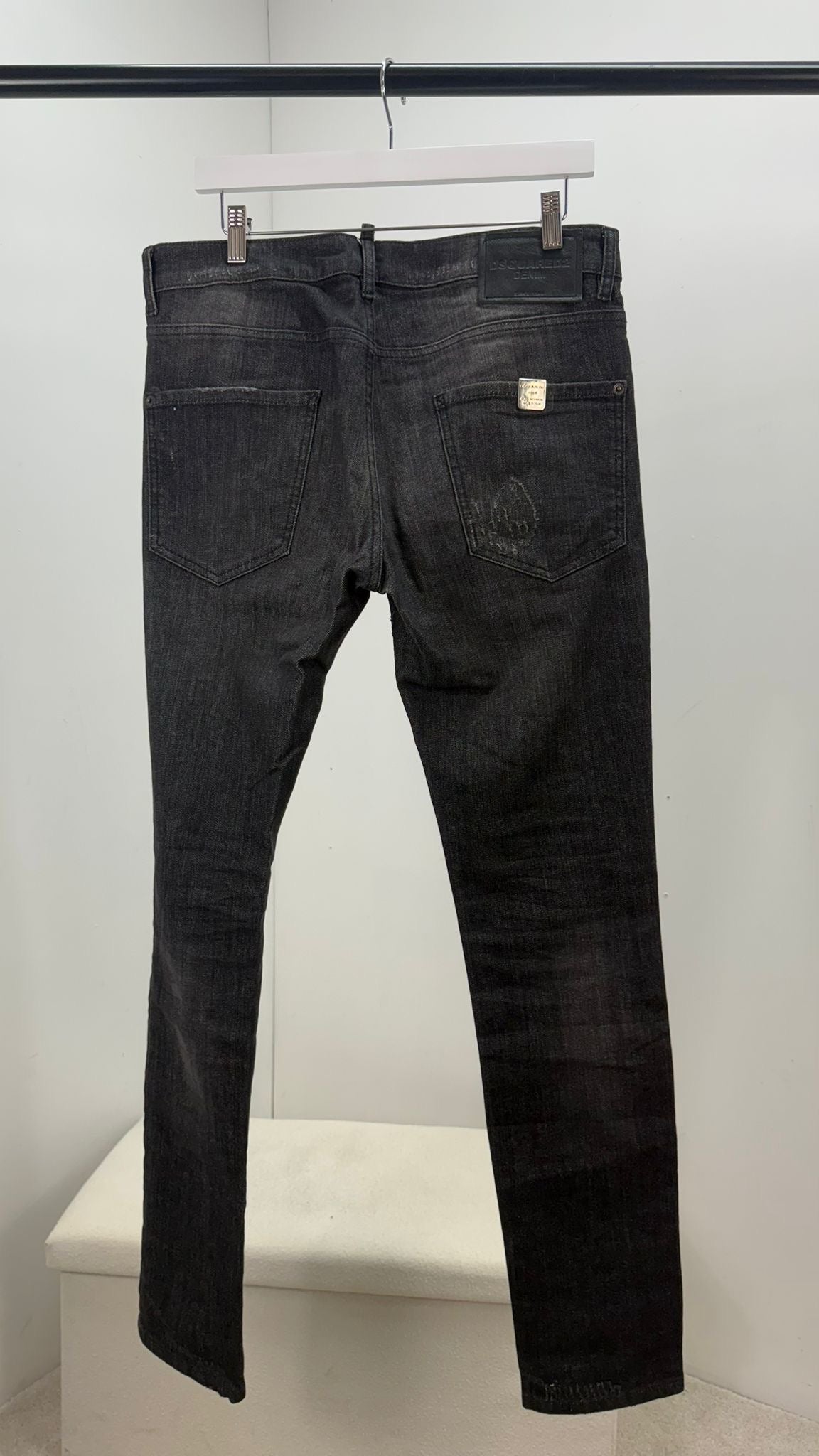Dsquared2 Black Ripped Jeans - 50