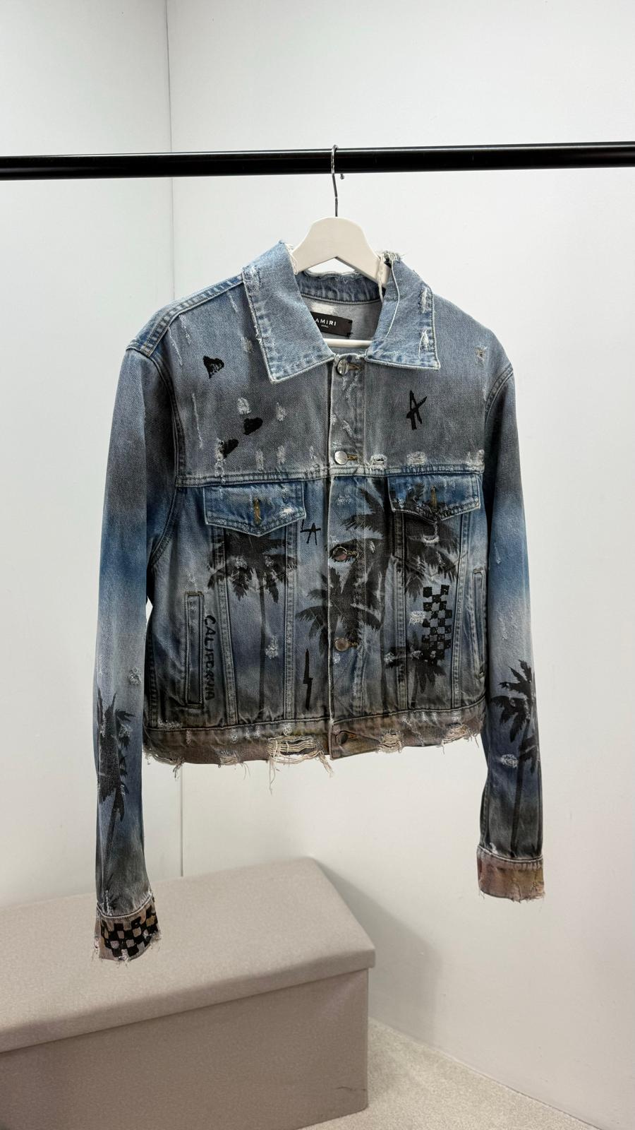 Amiri Palm Tree Denim jacket - Small