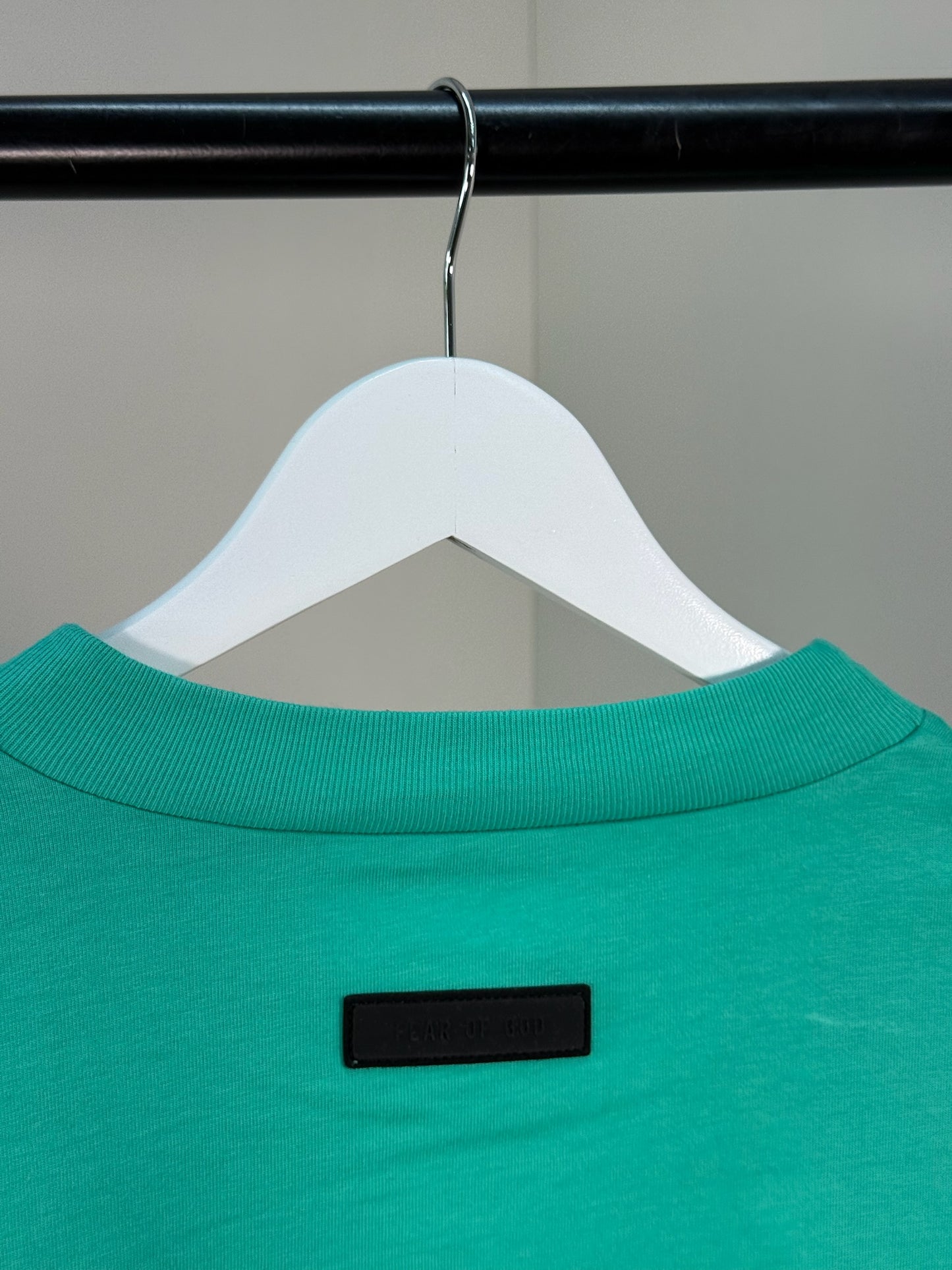 Essentials Green Logo T-Shirt - large