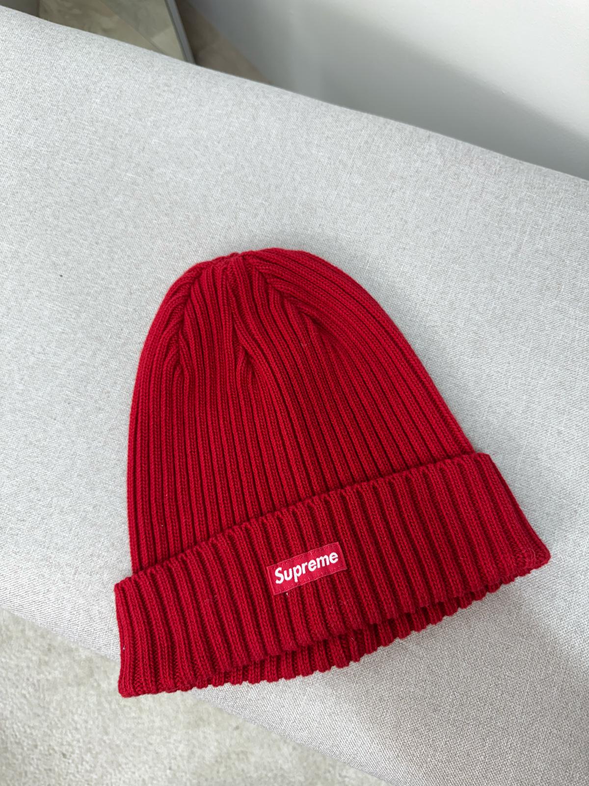 Supreme Red Beanie Hat