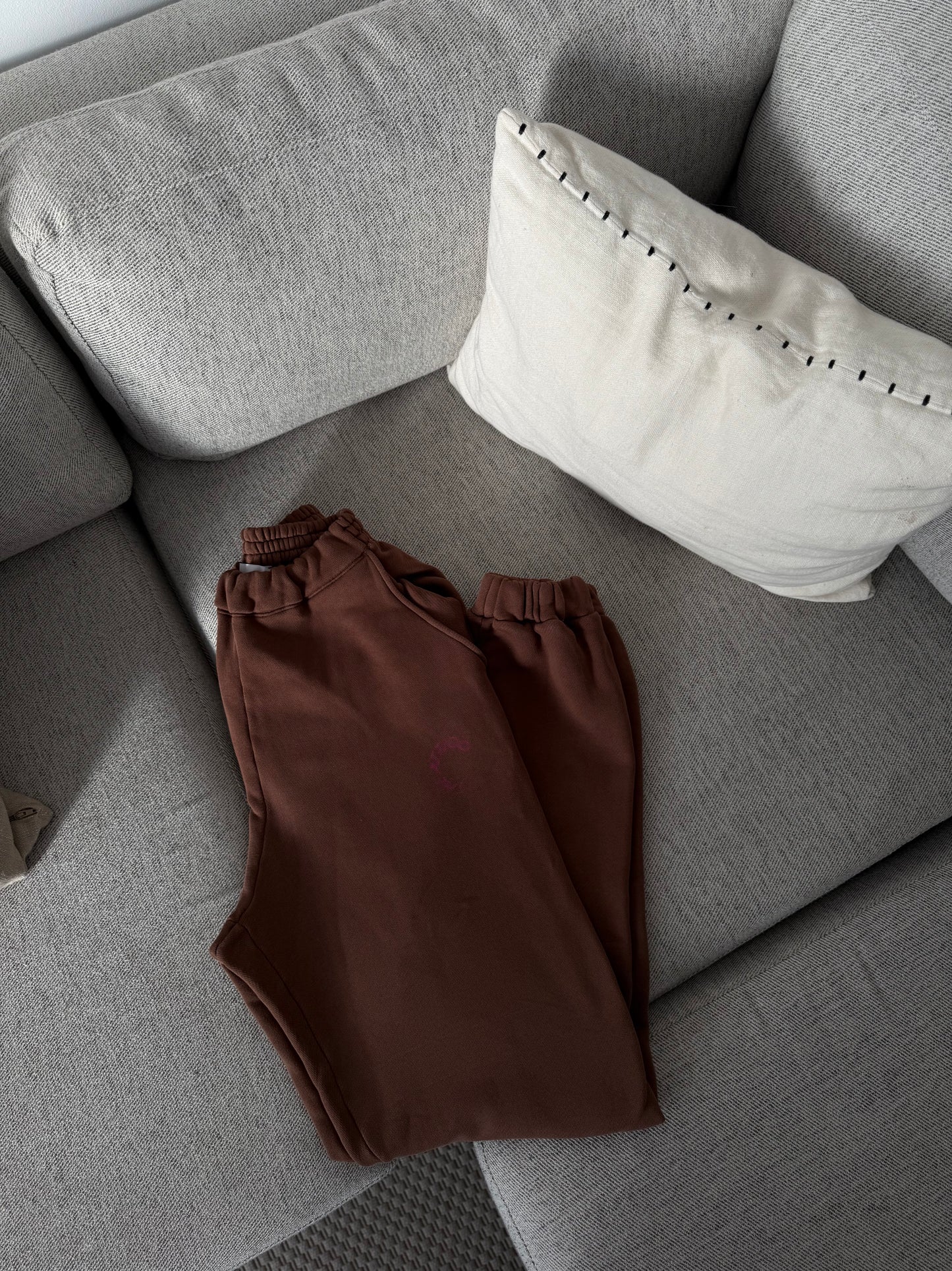 The Attico Brown Tracksuit Bottoms - XS, Suited For UK 8