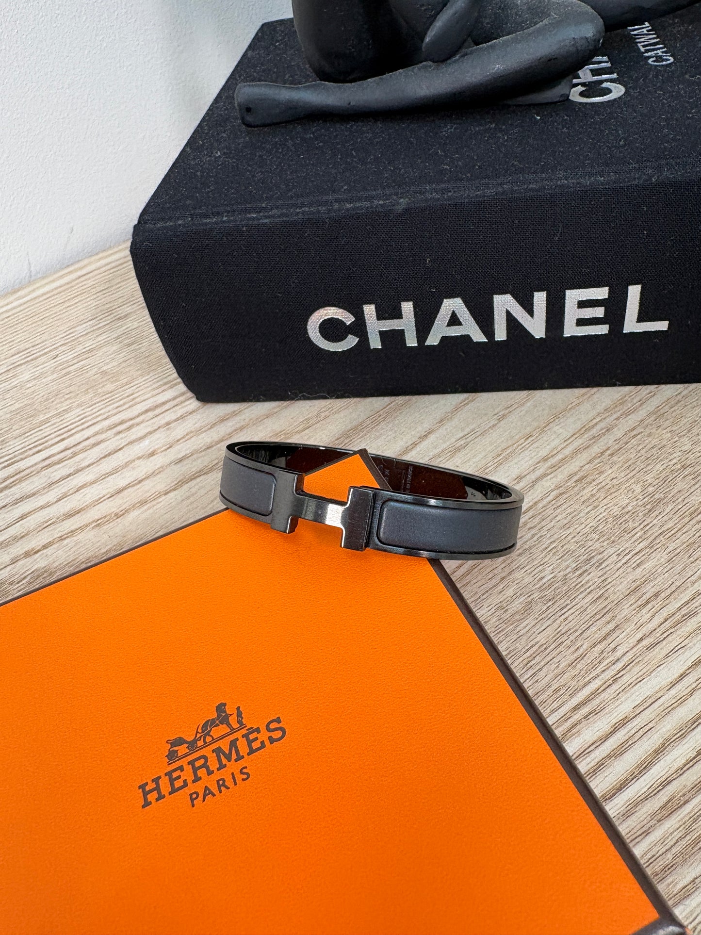 Hermès HH So Black Bracelet- Ref size T5