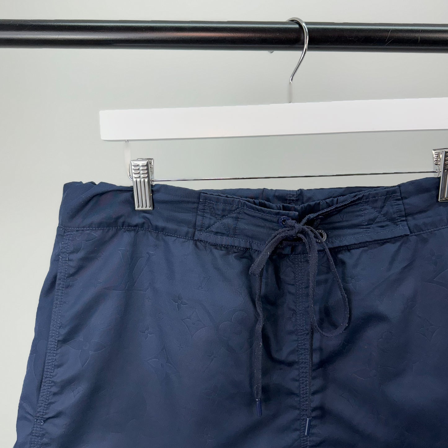 Louis Vuitton Navy Damier Signature Swimshorts - Medium