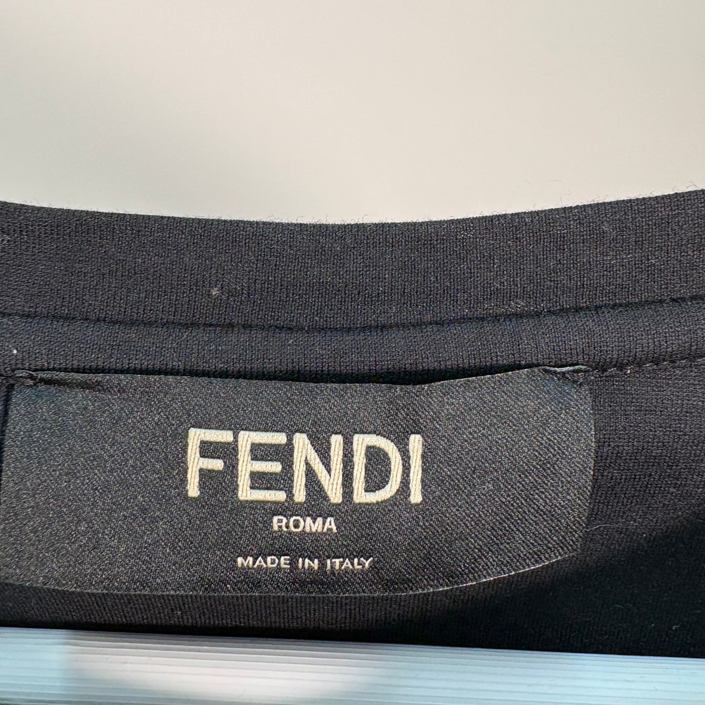 Fendi Black & Camo FF Print T-Shirt – Small
