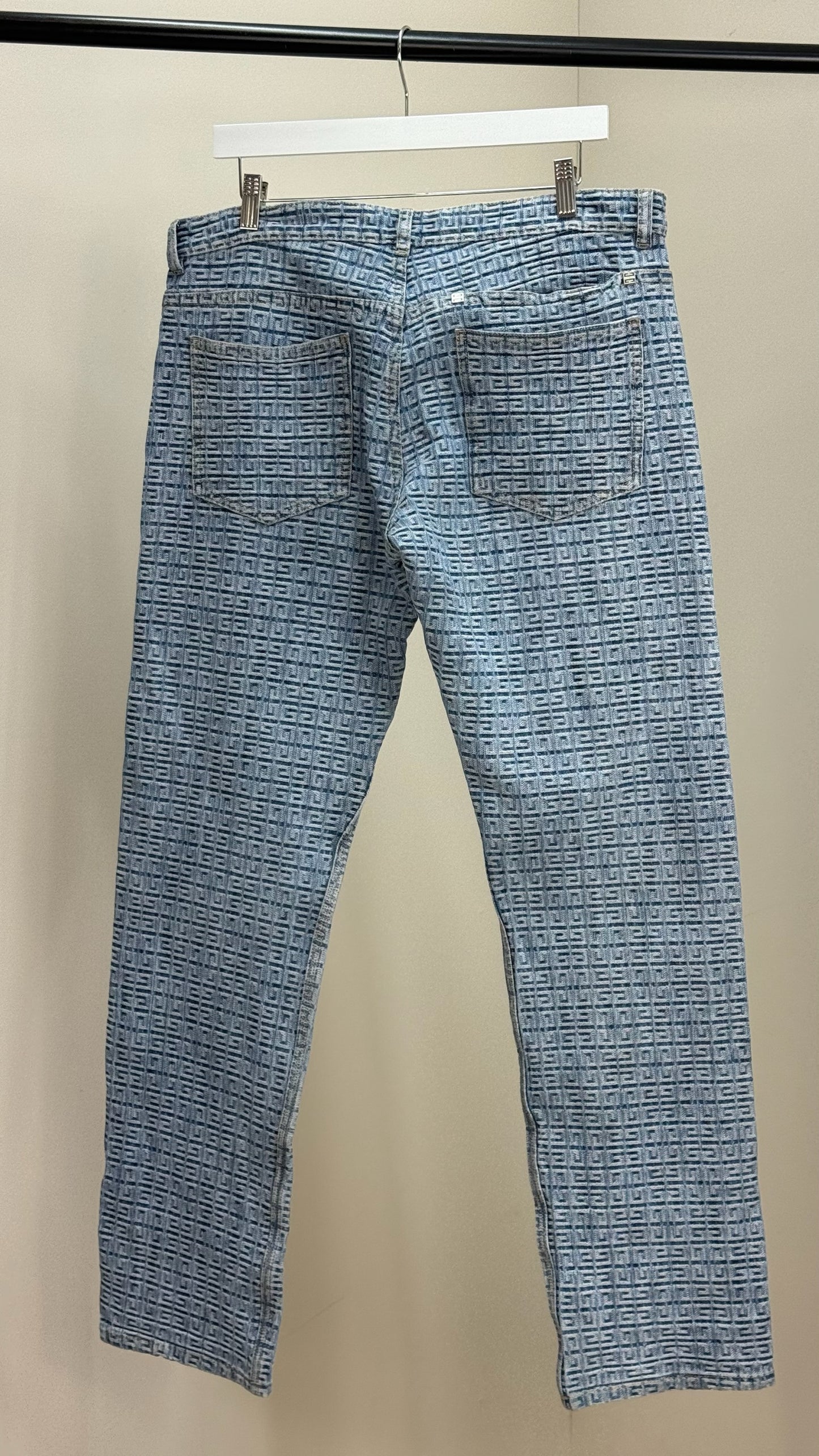 Givenchy Blue 4g print jeans-34