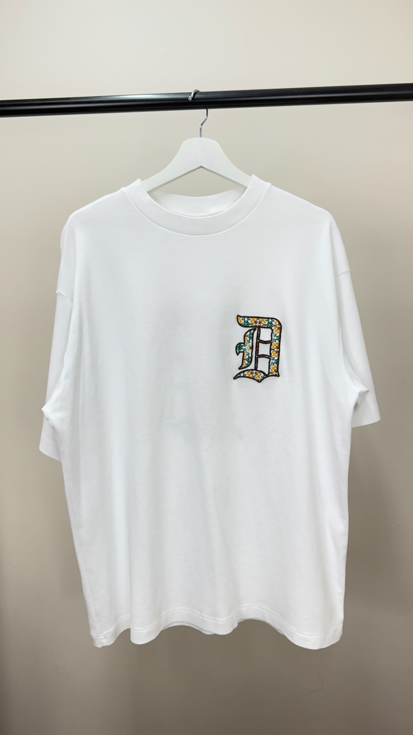 Drôle De Monsieur White Logo T-Shirt - Small