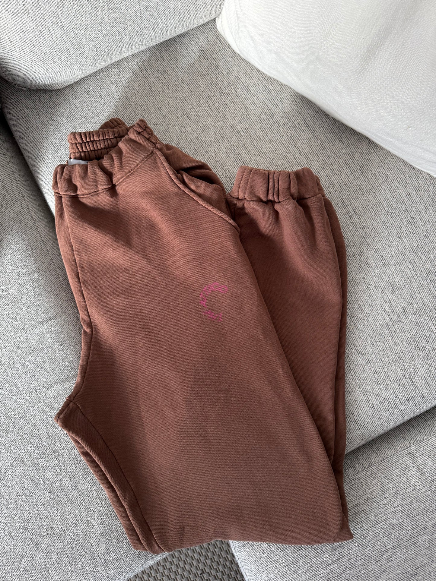 The Attico Brown Tracksuit Bottoms - XS, Suited For UK 8