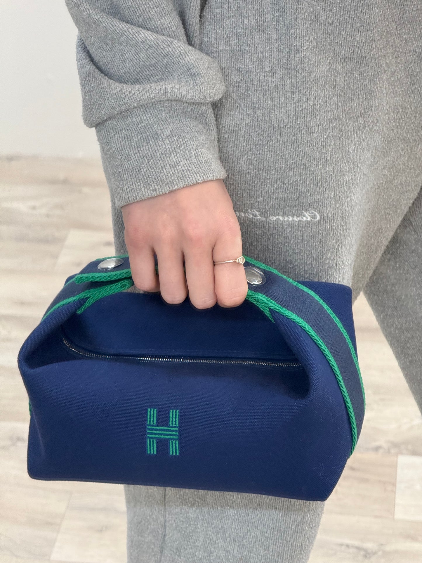 Hermes Blue Bride-a-Brac Blue Vanity Case