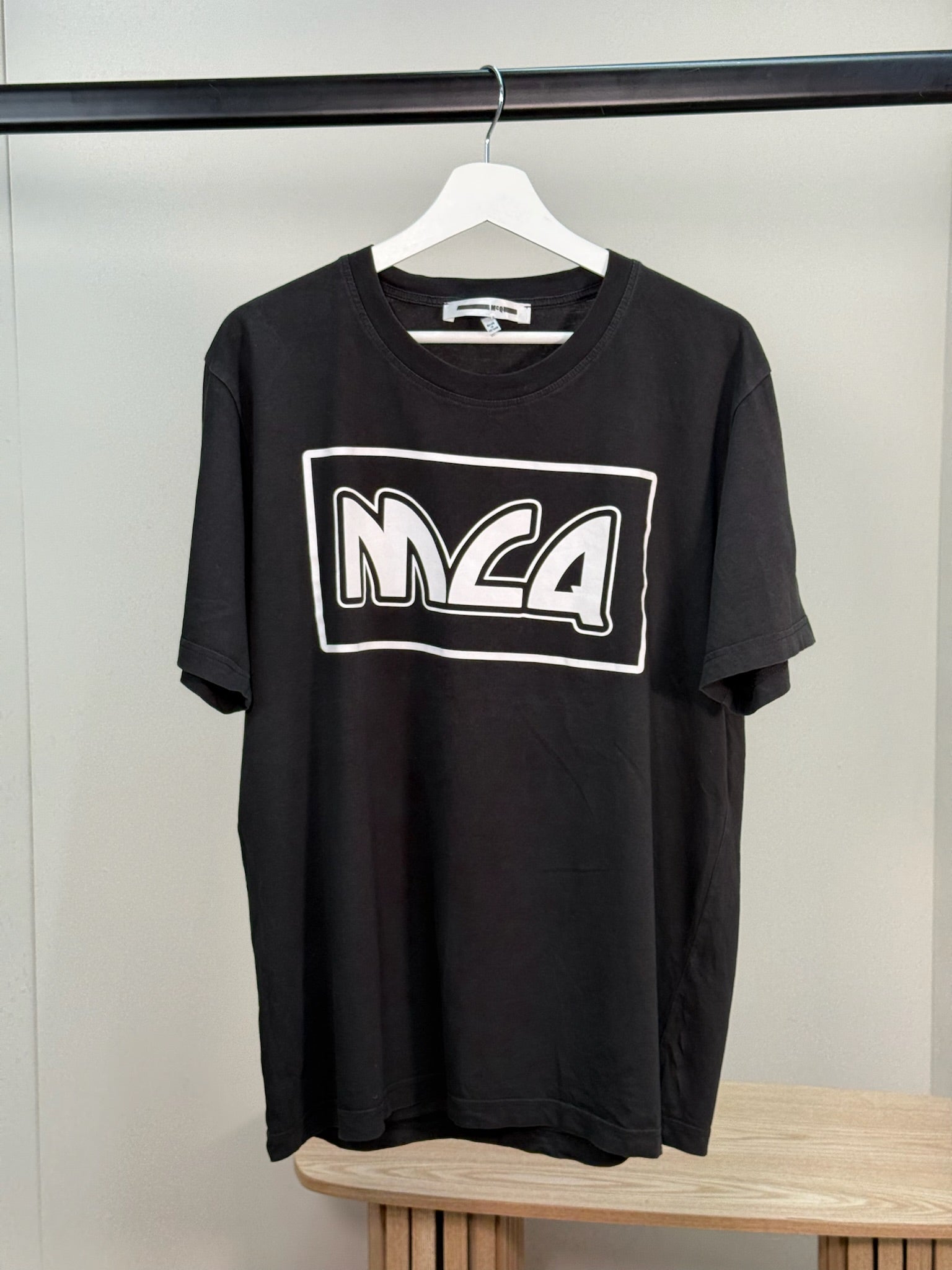 Alexander McQueen Black MCQ Logo T-Shirt XL – Only Worn Once