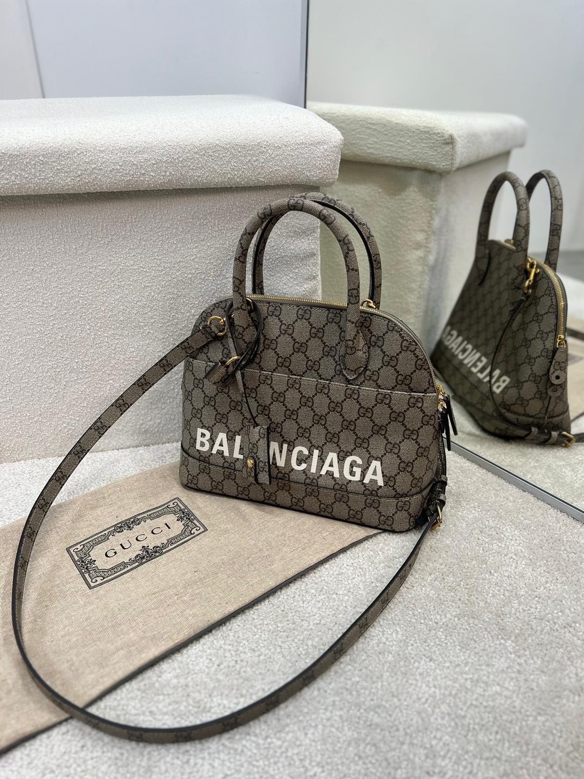 Balenciaga X Gucci GG Supreme The Hacker Project Bag