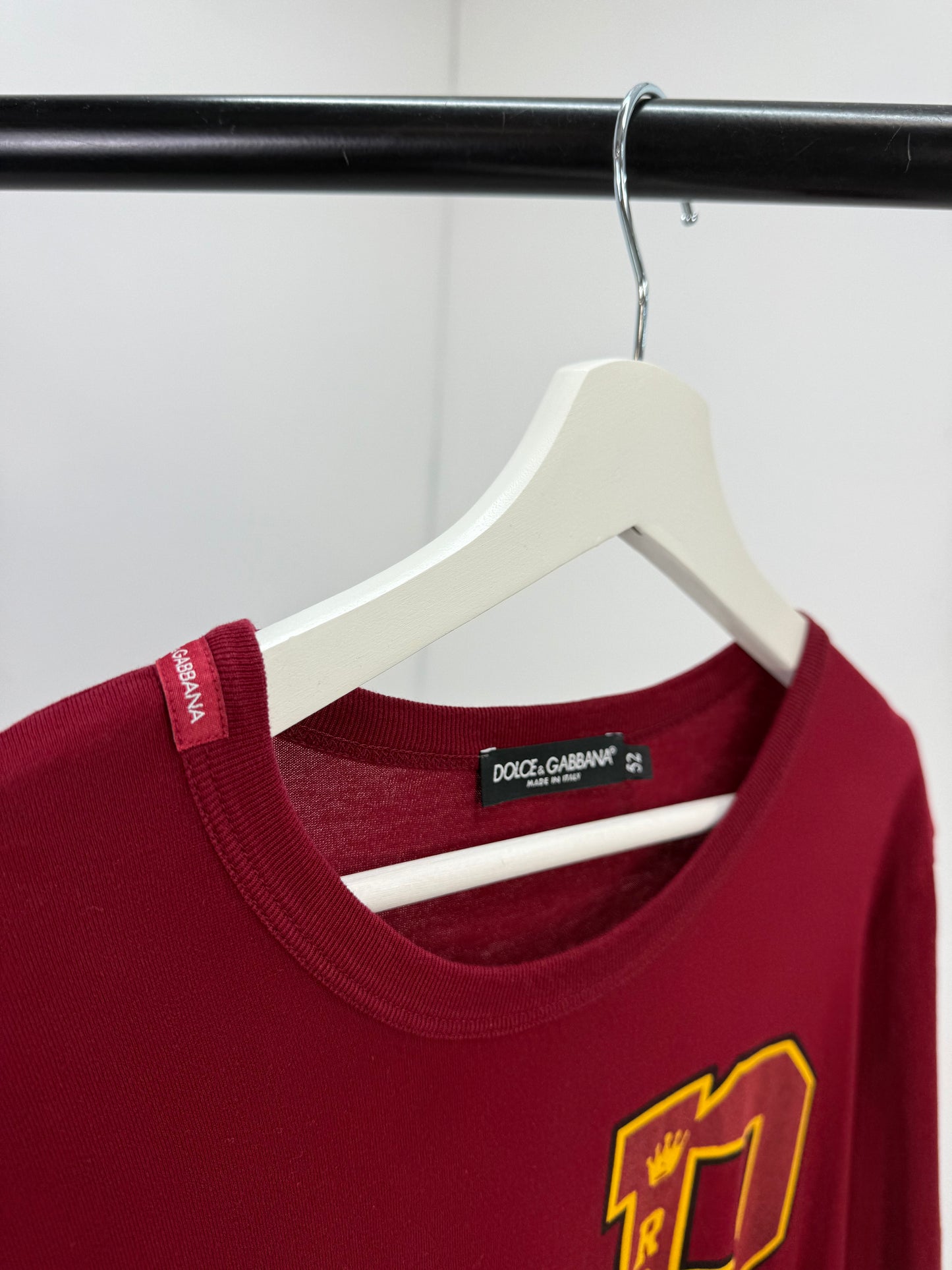 Dolce & Gabbana Red Royal R T-shirt - XL