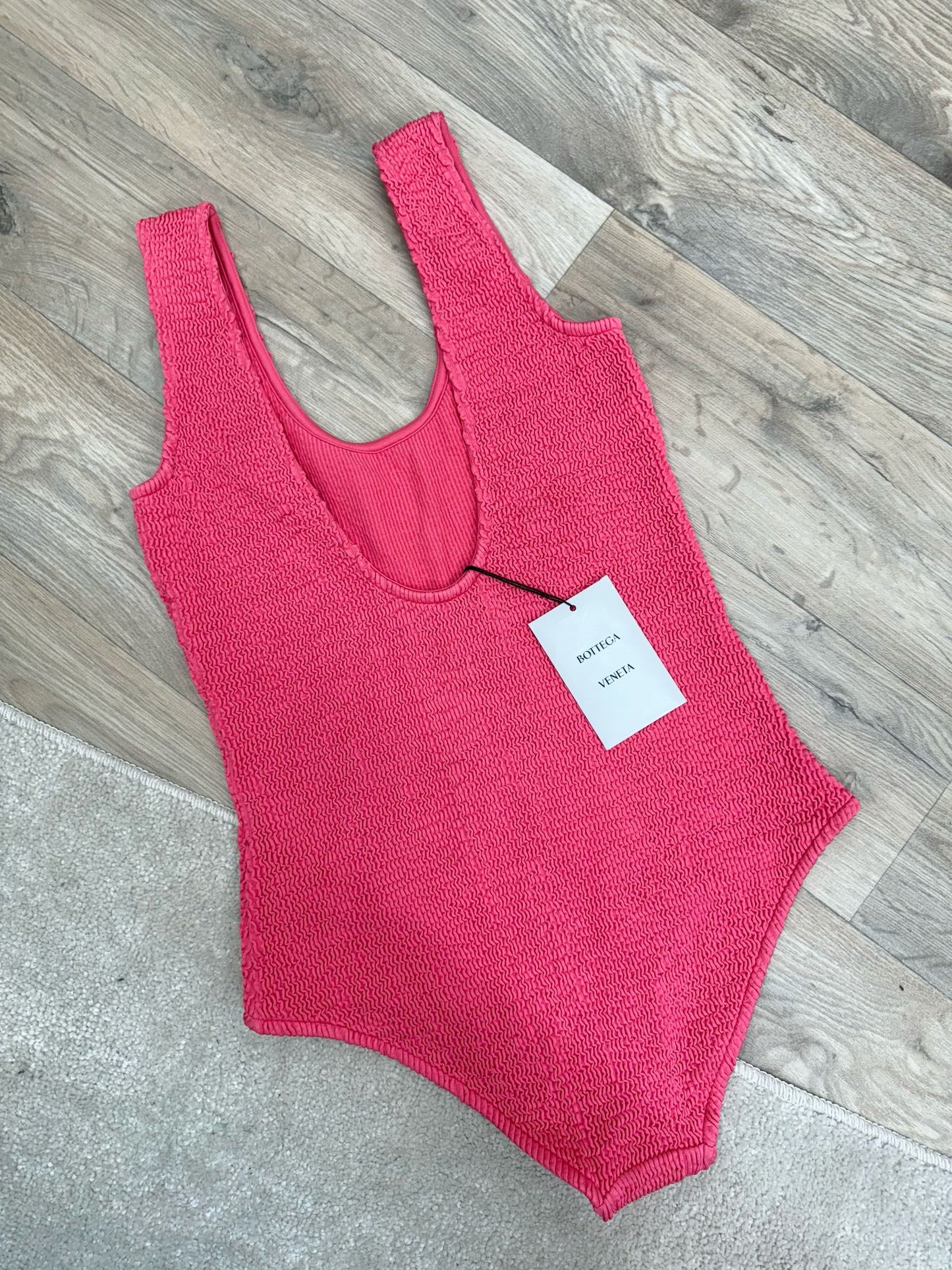 Bottega Veneta Hot Pink Swimsuit , Brand New - UK 8