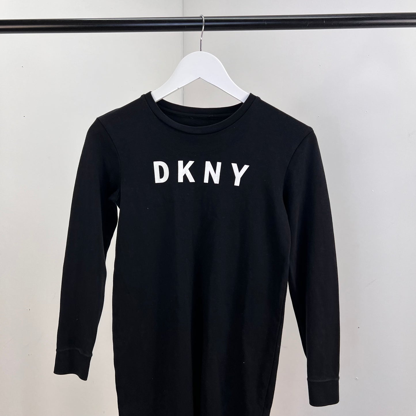 Kids DKNY Black Jumper Dress (Age 12)