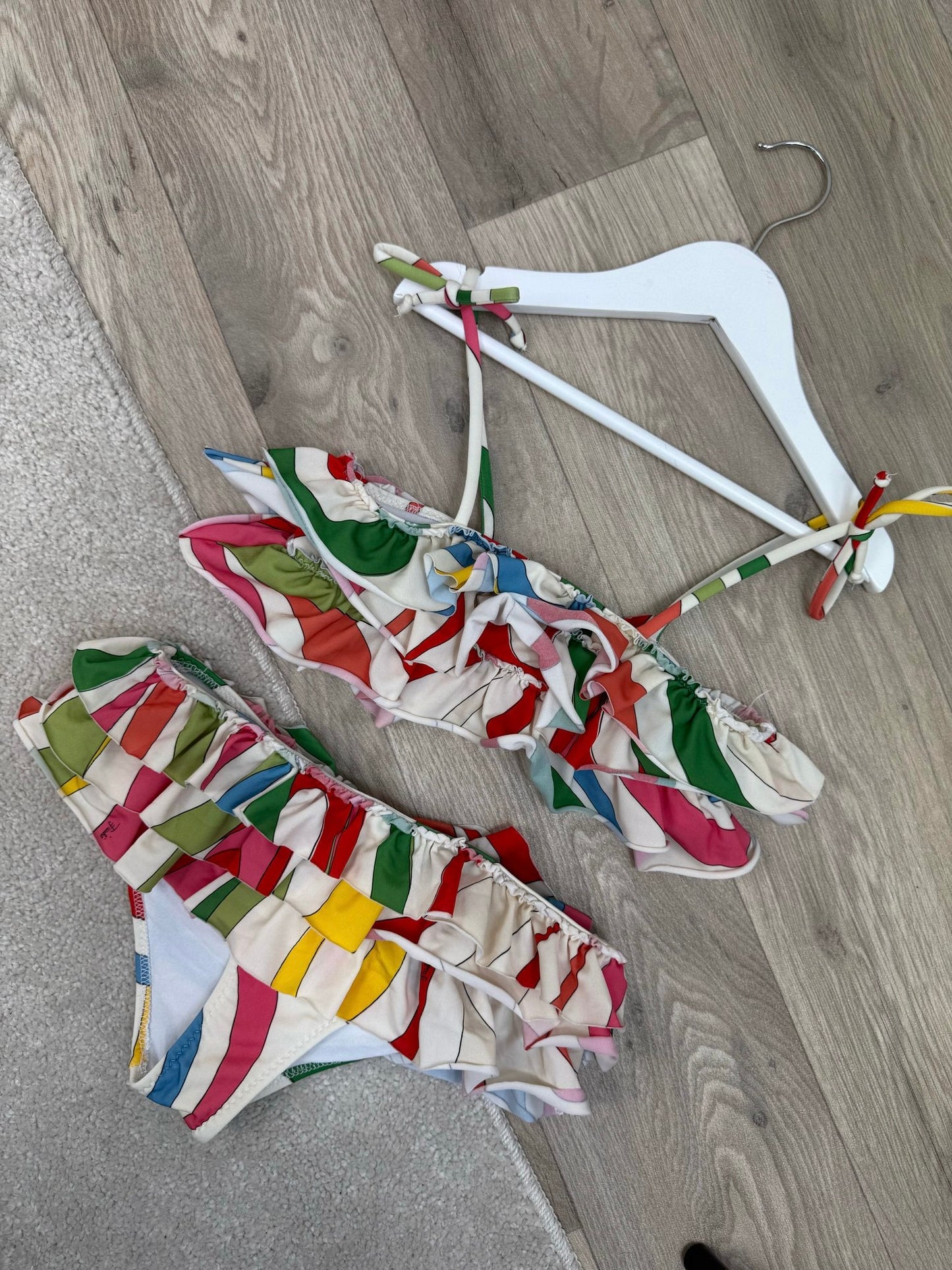 Kids Emilio Pucci Multi Colour Spaghetti Strap - Age 8