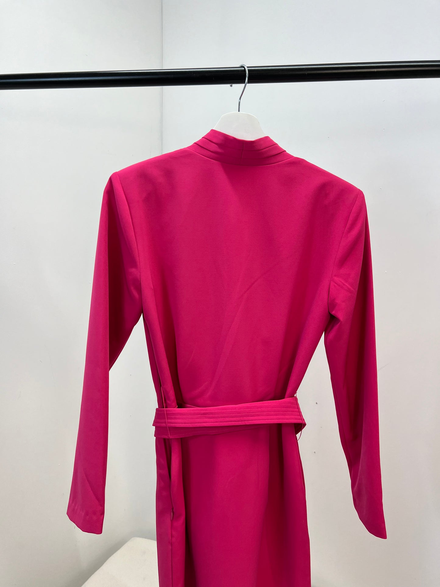 Karina Grimaldi Pink Wrap Around Dress (New In Tags-Small)