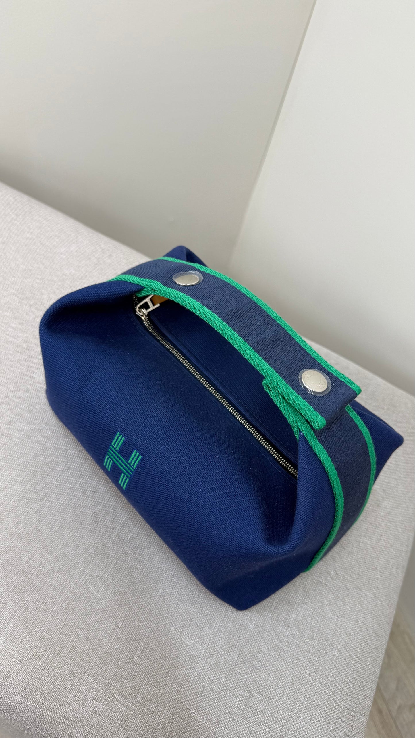 Hermes Blue Bride-a-Brac Blue Vanity Case