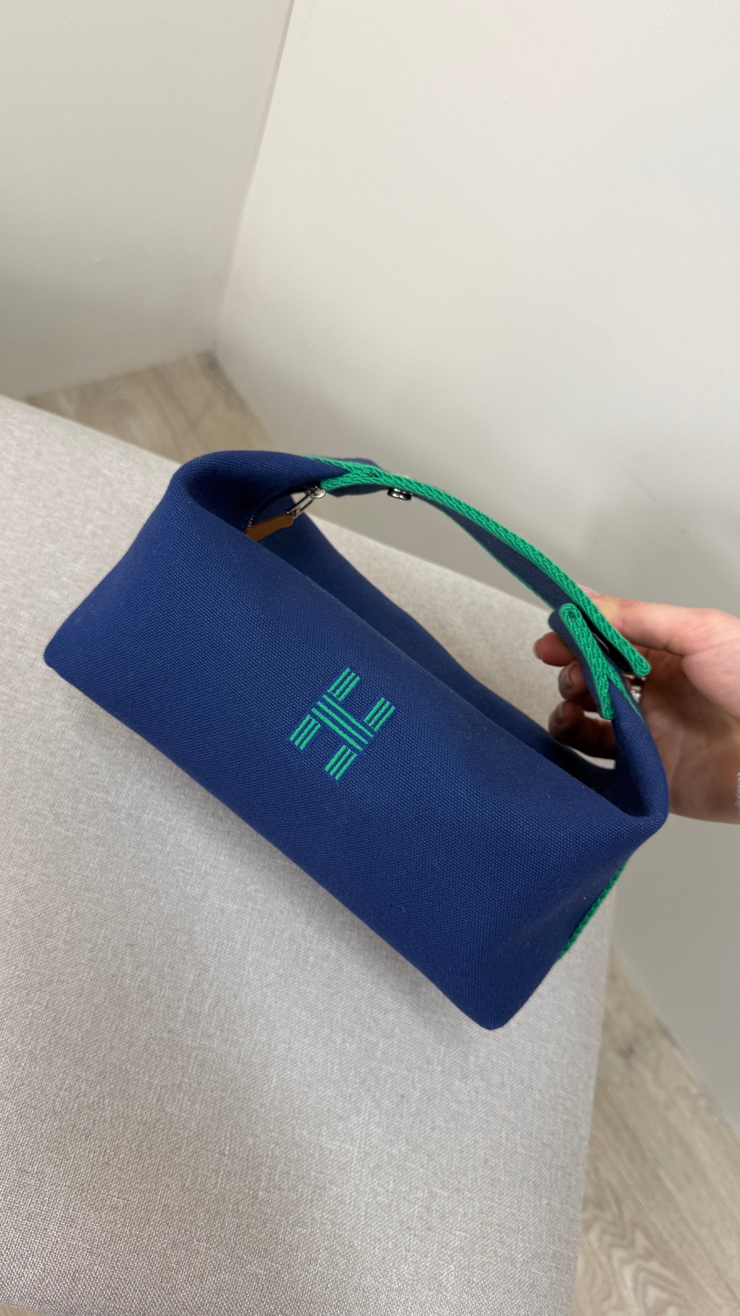 Hermes Blue Bride-a-Brac Blue Vanity Case