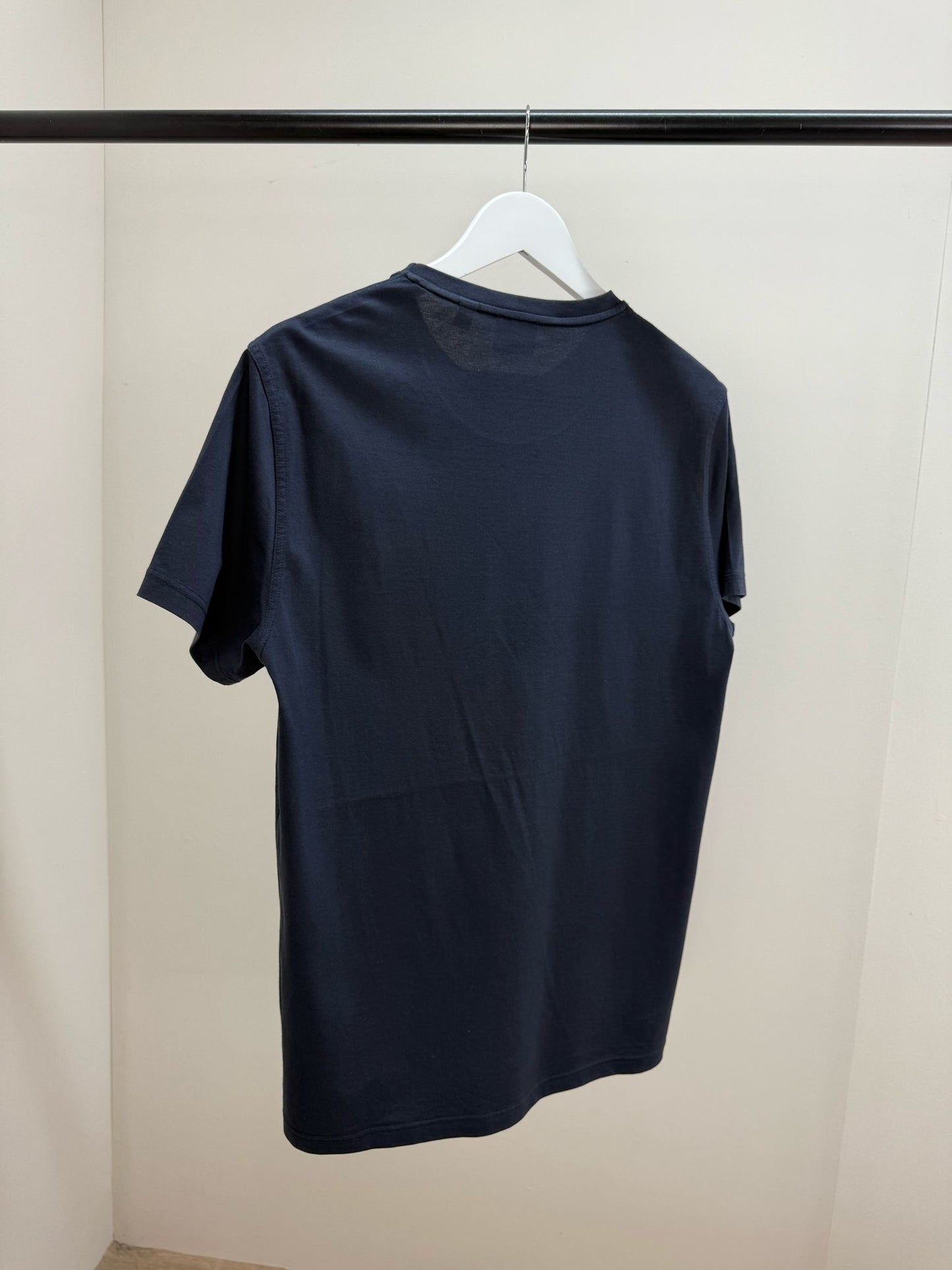 Burberry Navy Red Tb T-Shirt - Medium