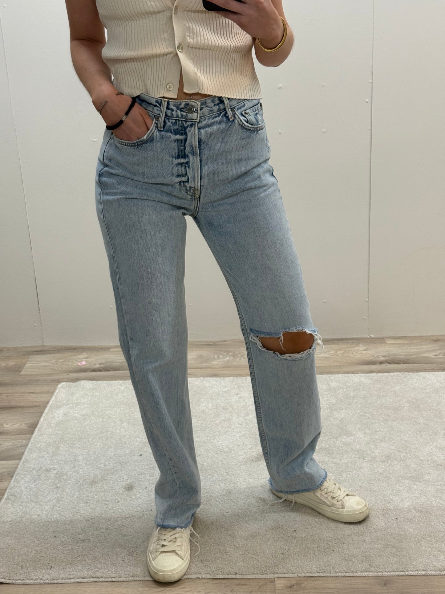 GRLFRND Blue Denim Jeans 26