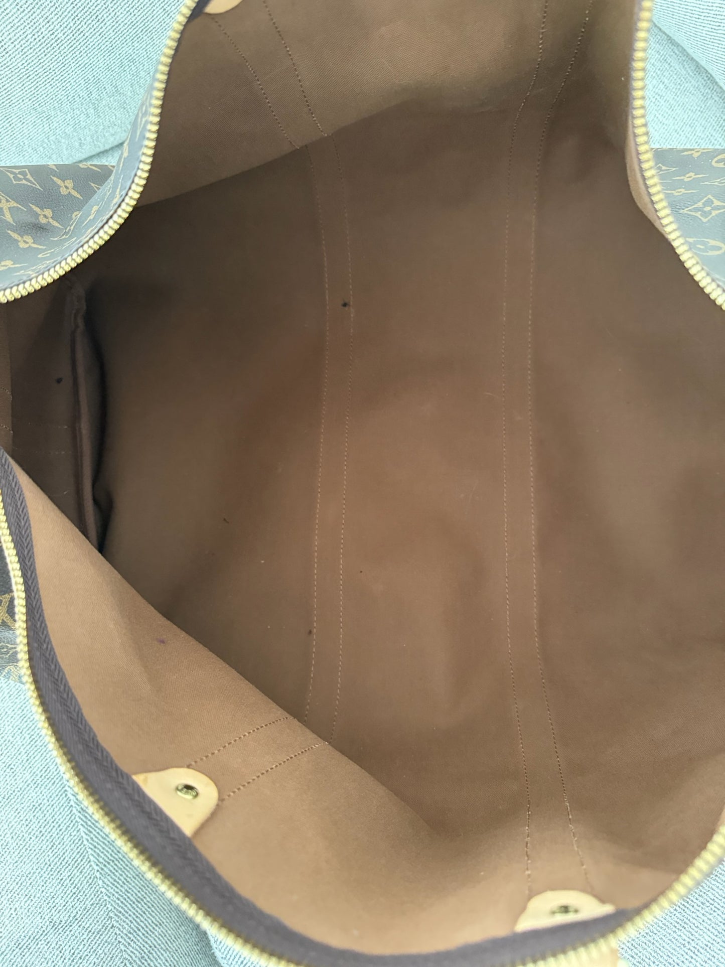 Louis Vuitton Keepall Bandoulière 55 Brown Monogram Bag