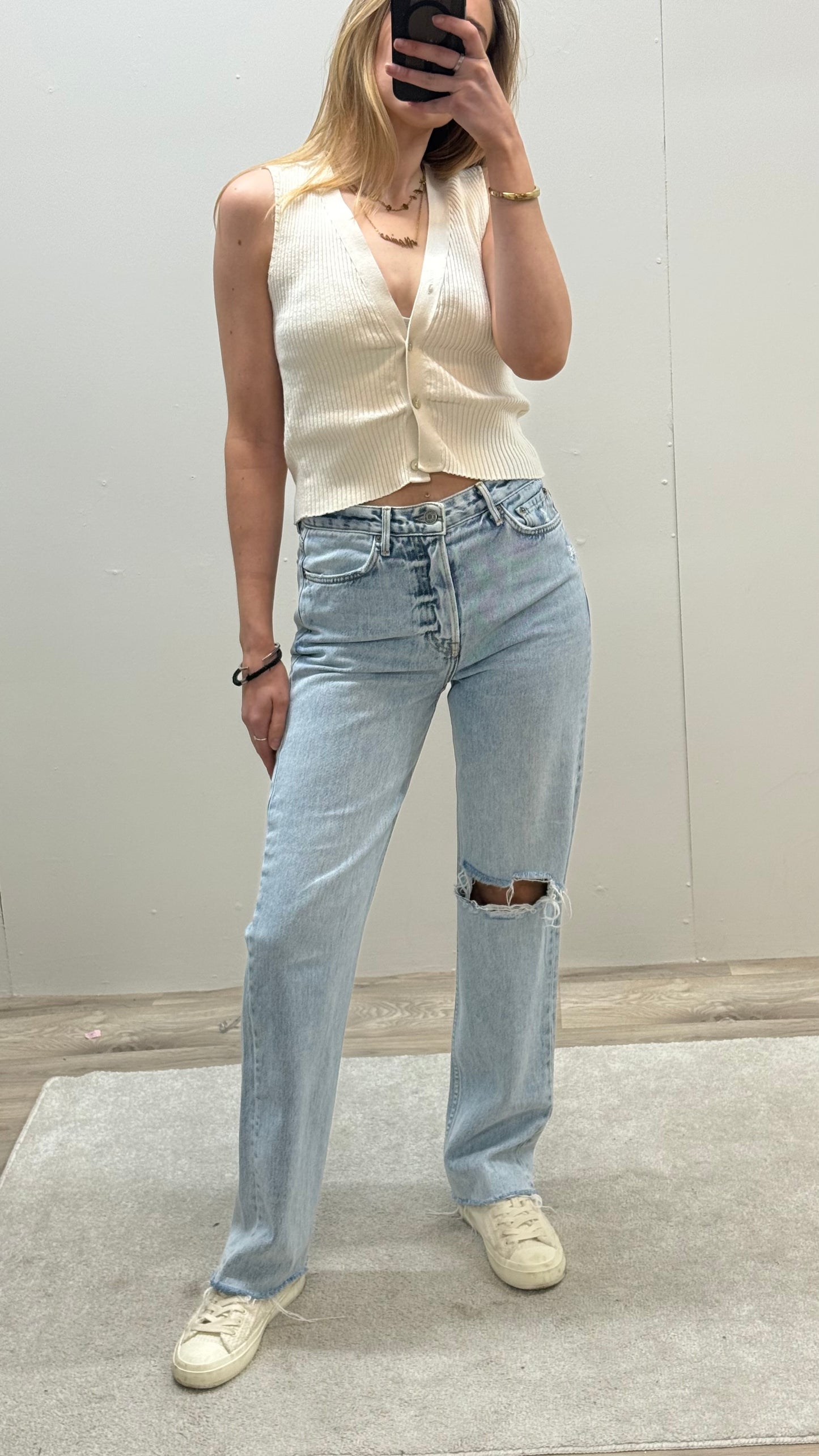 GRLFRND Blue Denim Jeans 26