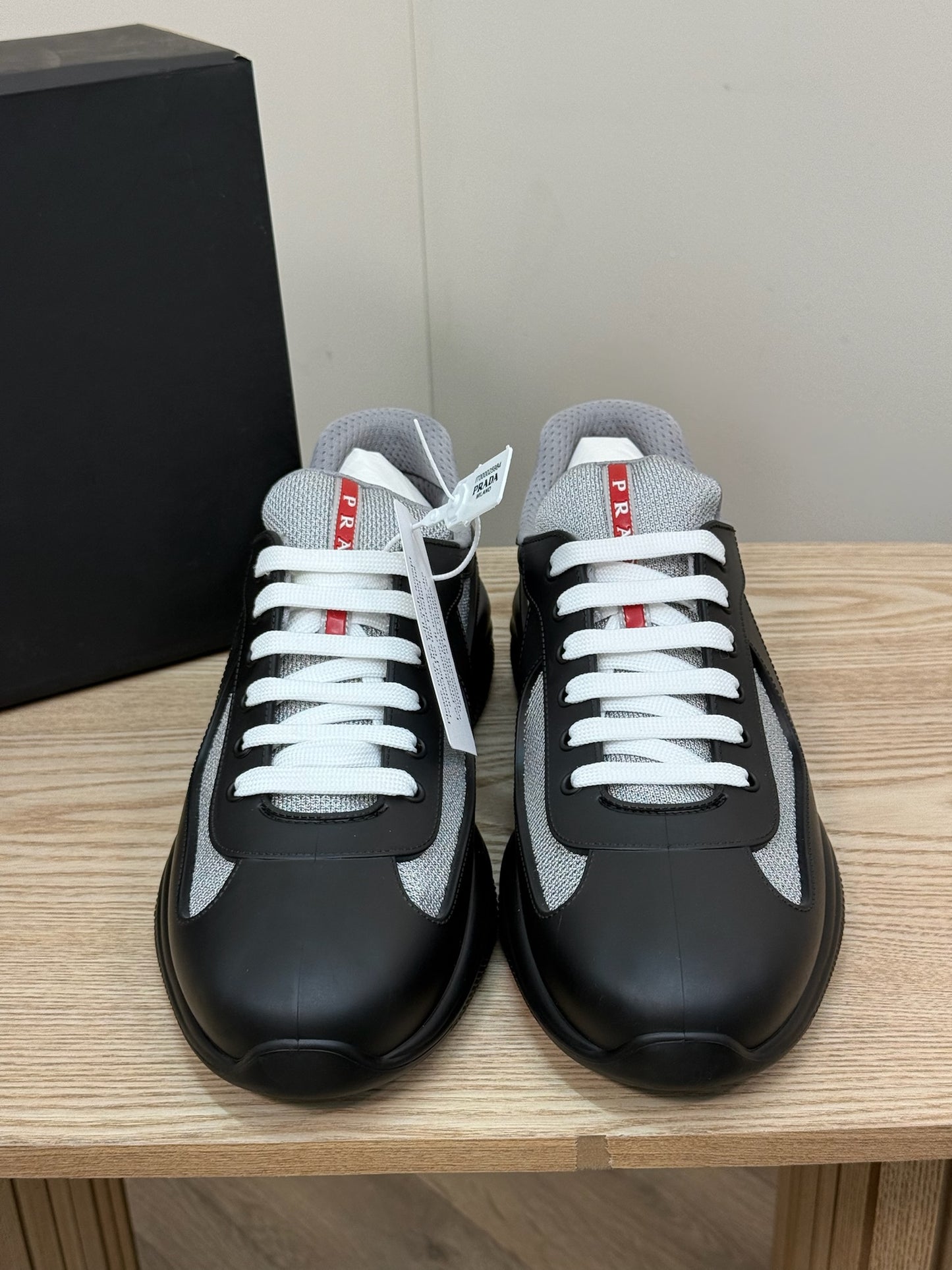 Prada America Cup Soft Rubber Trainers Brand New In Box UK 12