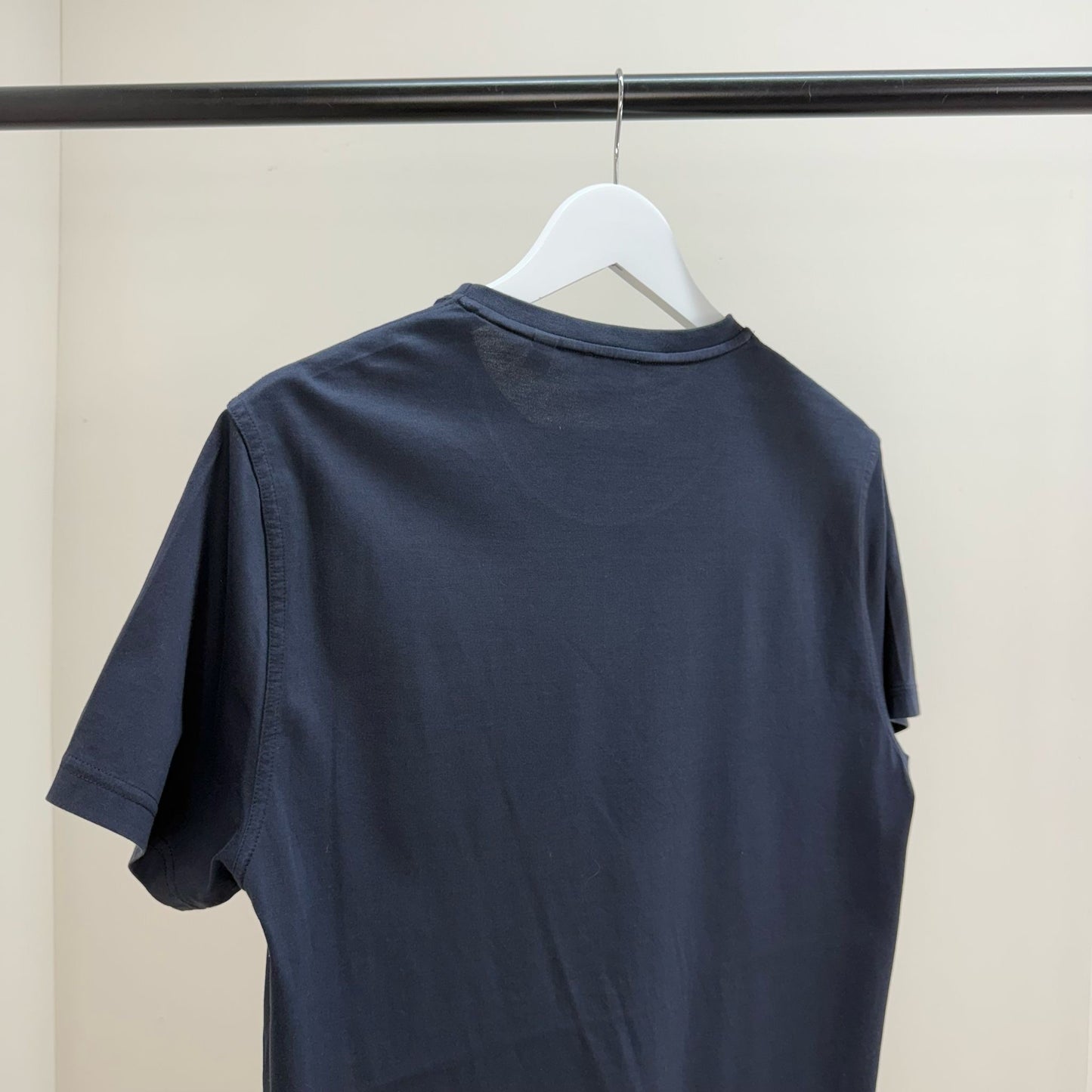Burberry Navy Red Tb T-Shirt - Medium