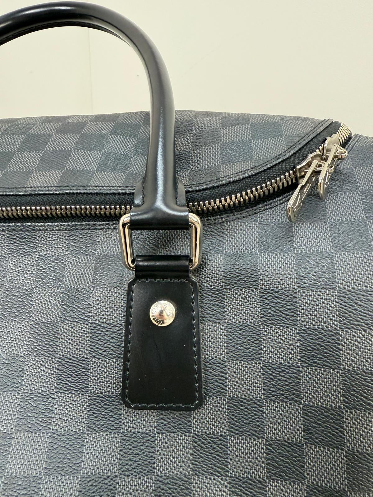 Louis Vuitton Roadster Damier Graphite Black Keepall 50