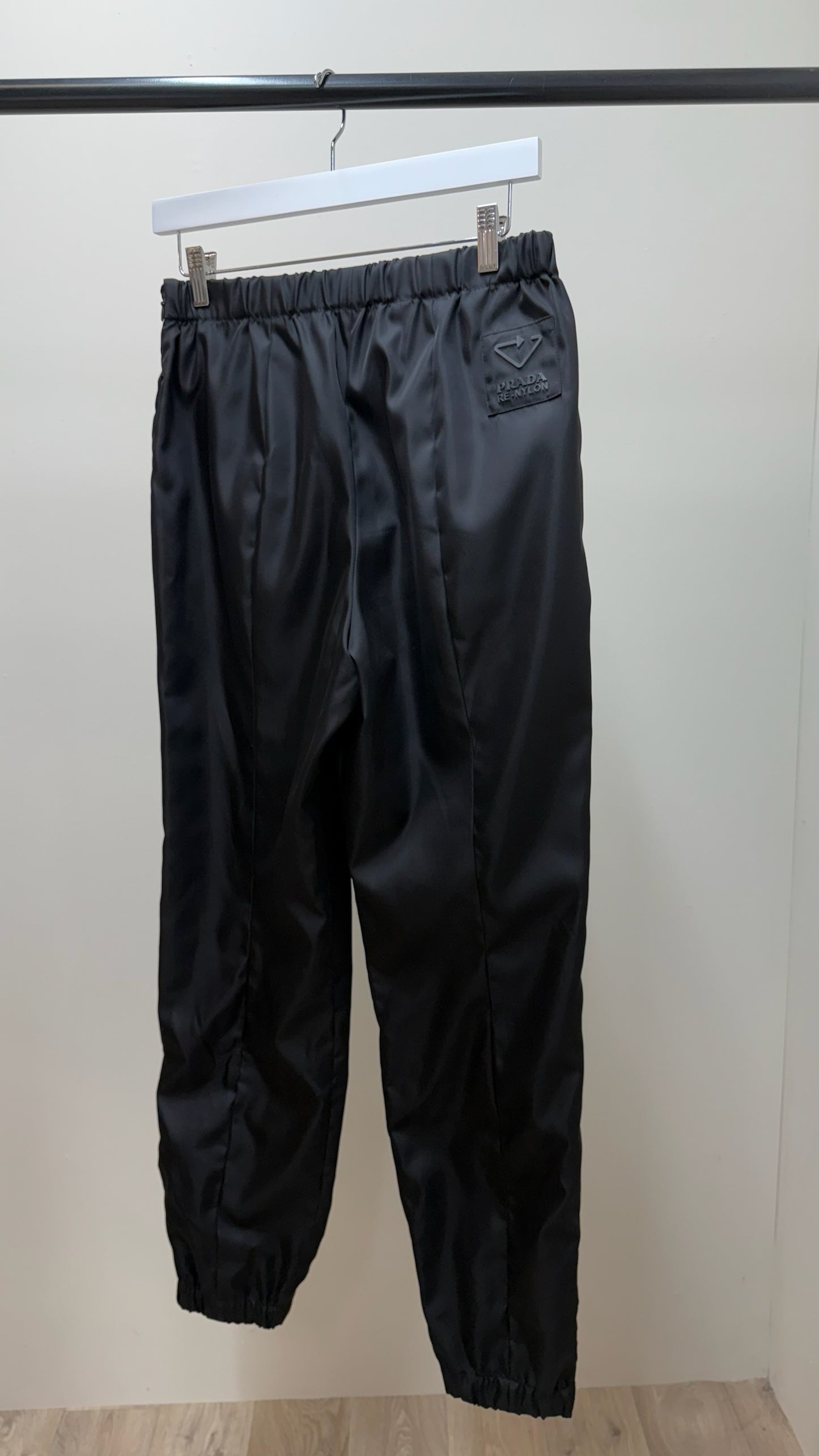 Prada Straight-Leg Re-Nylon Gabardine Trousers-42/Small