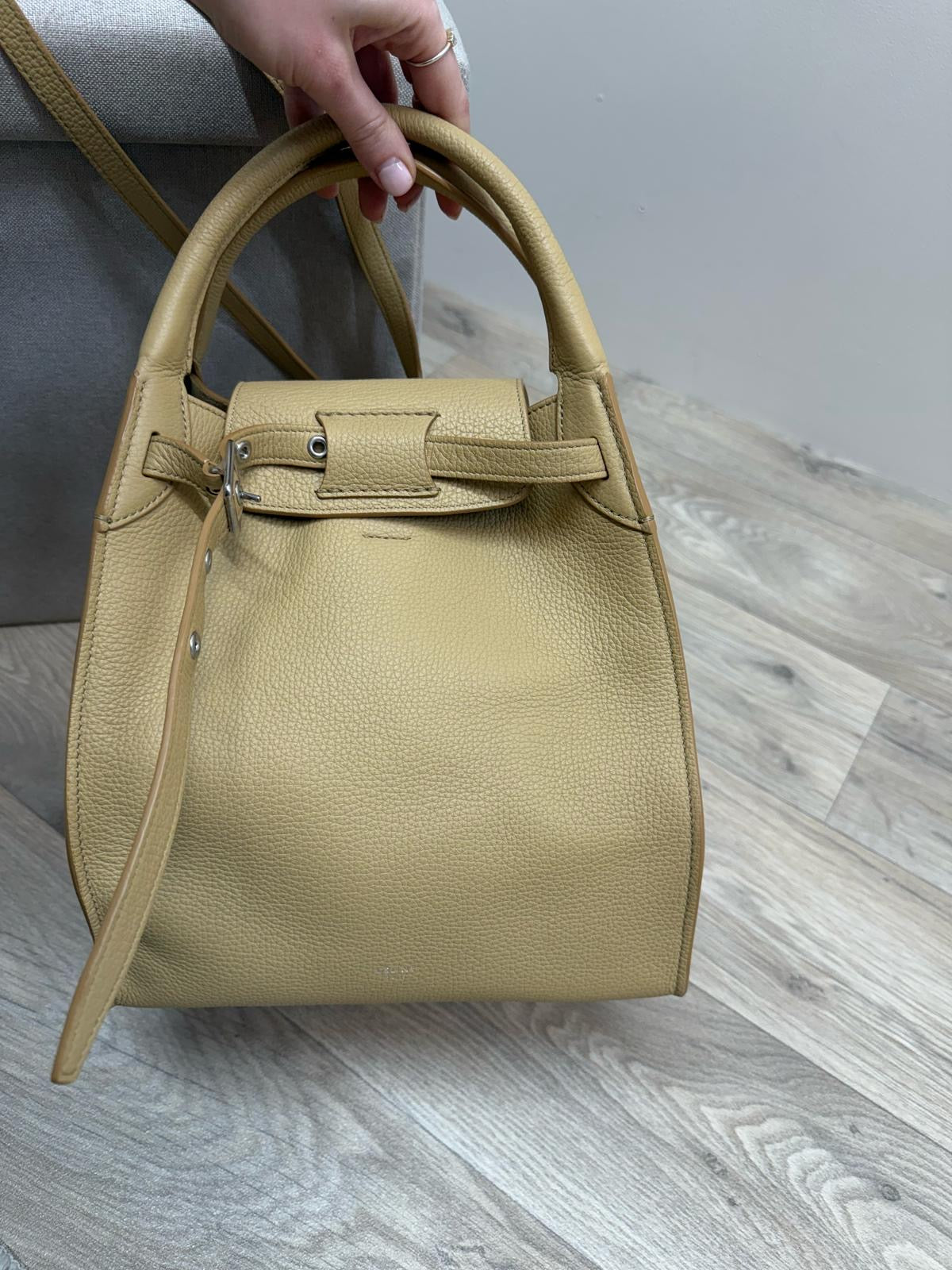 Celine ‘Big Bag’ Tan Handbag , Small