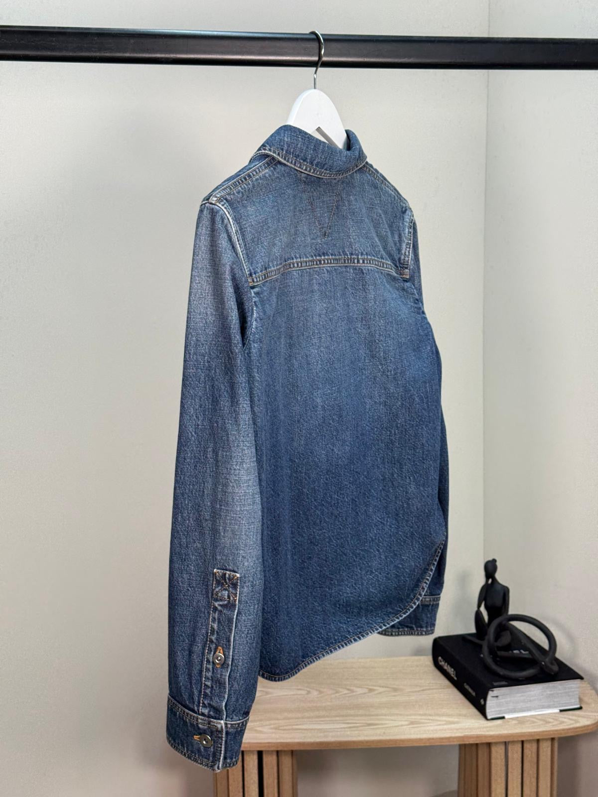 Bottega Veneta Washed Denim Shirt - 38/10