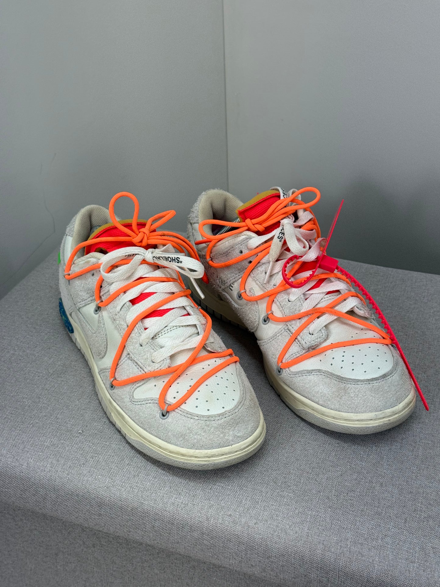 Nike Dunk low Sail /Orange Trainers-UK9