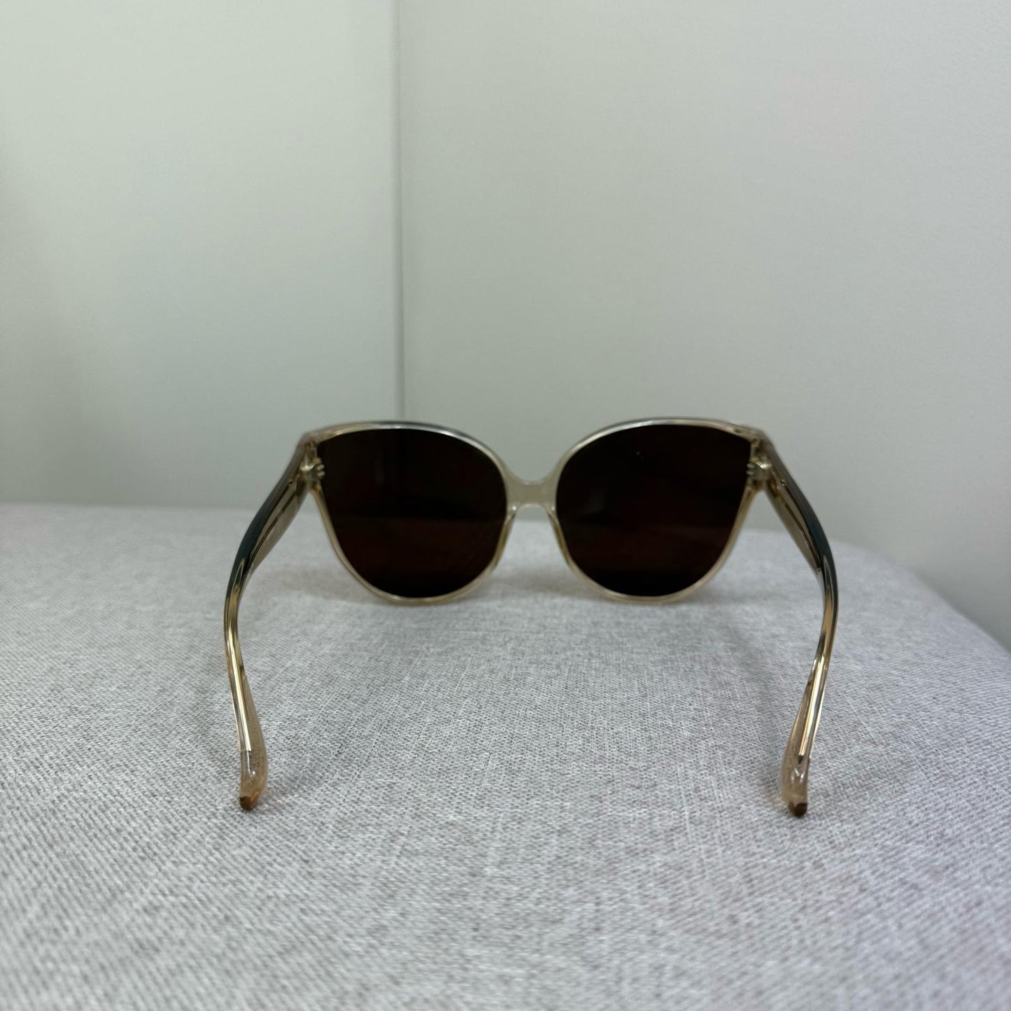 Linda Farrow Gold Cateye Oversize Sunglass’s