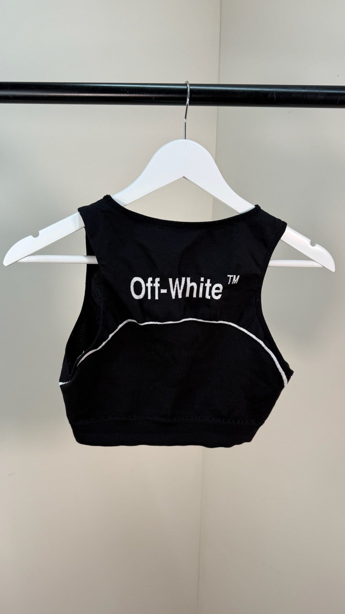 Off-White Black Gym Set leggings And CropActive Set - L/XL FIT UK 10