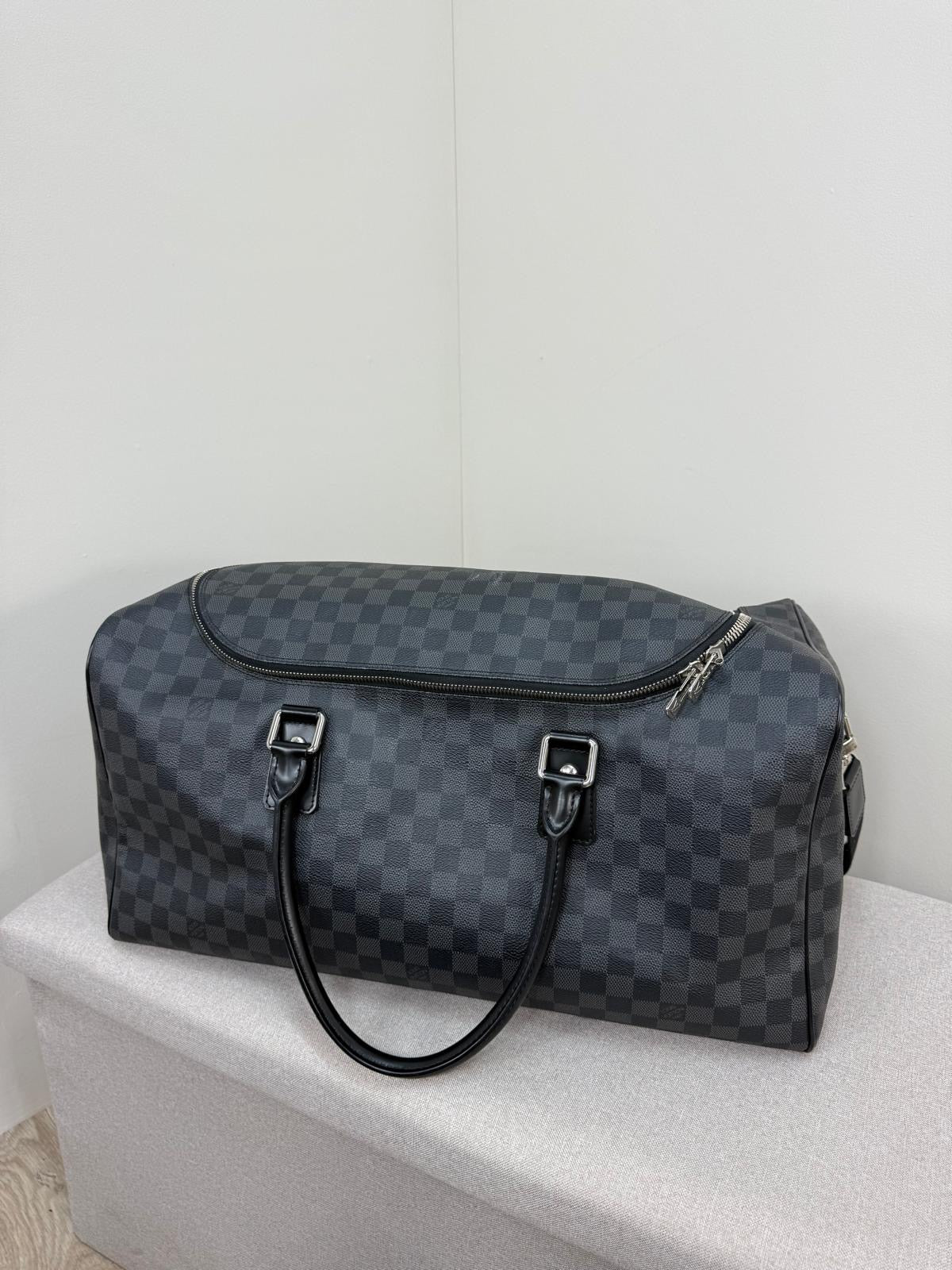Louis Vuitton Roadster Damier Graphite Black Keepall 50